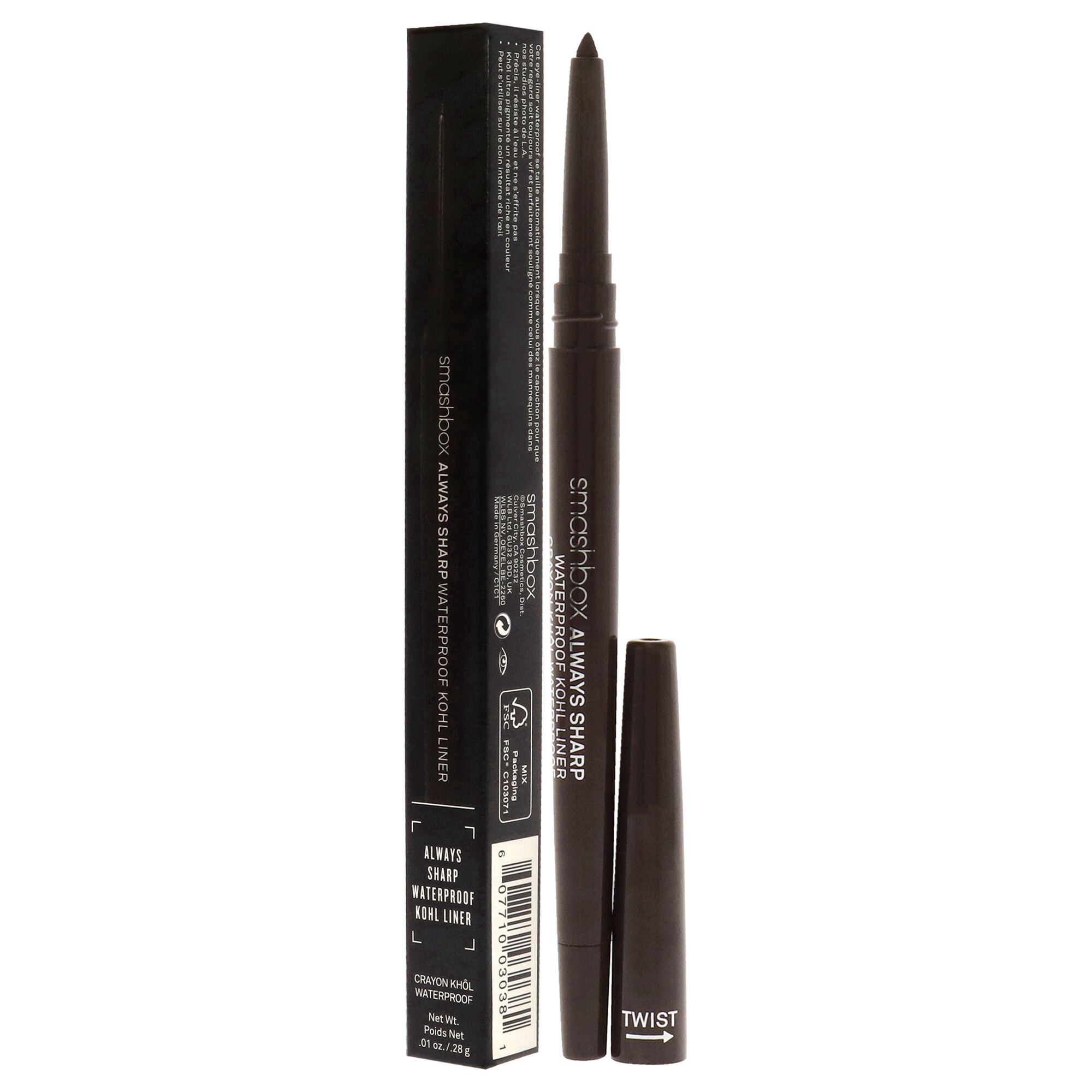 Always Sharp Waterproof Kohl Liner - Sumatra by SmashBox for Women - 0.01 oz Eyeliner, See Description, alternate image number 3