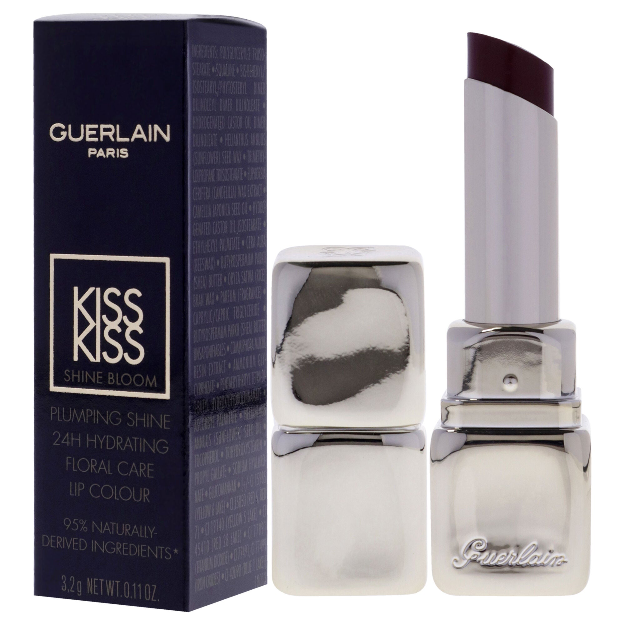 Kiss Kiss Shine Bloom Lipstick - 521 Kiss to Say by Guerlain for Women - 0.11 oz Lipstick, See Description, alternate image number 3