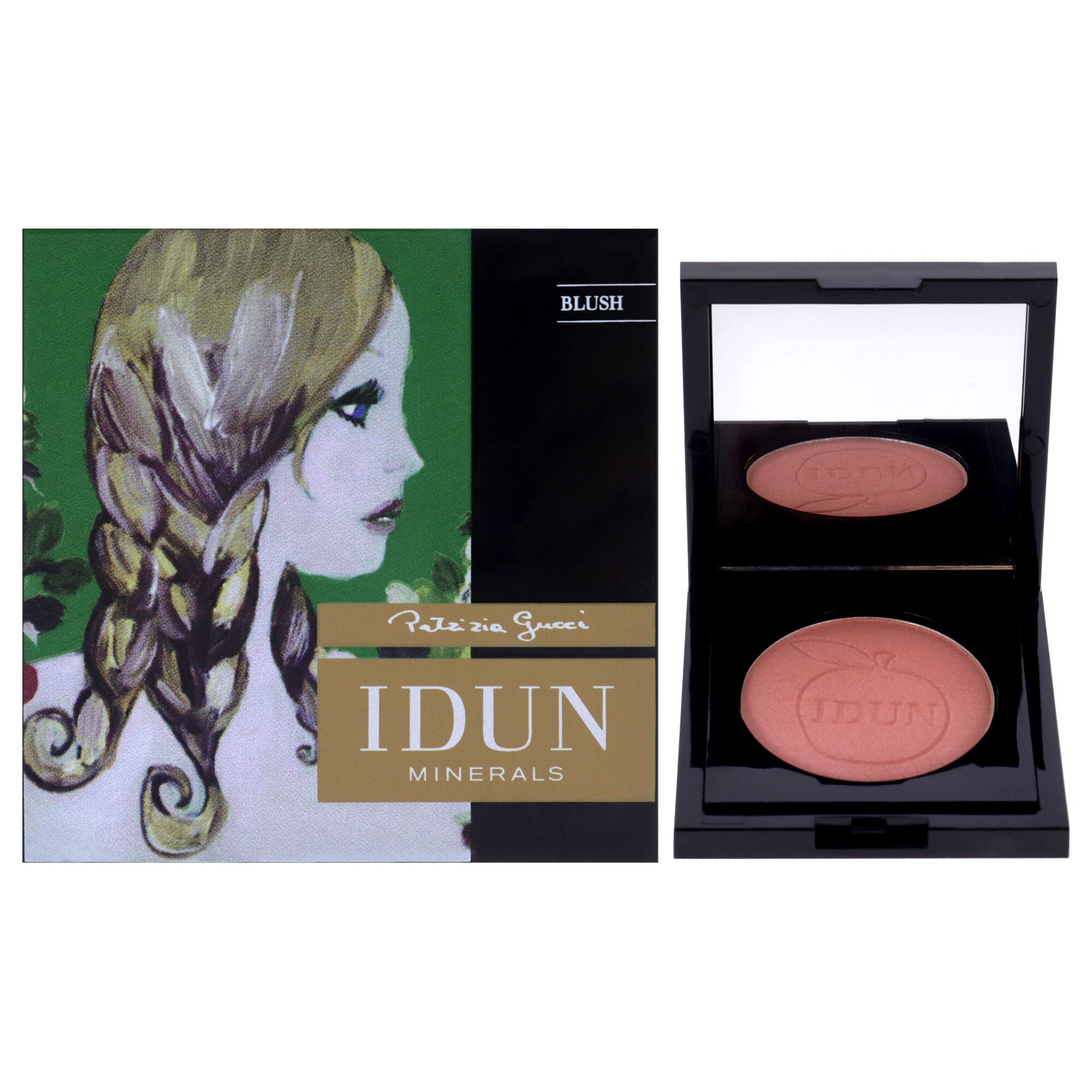 Pressed Mineral Blush - 011 Smultron by Idun Minerals for Women - 0.18 oz Blush, See Description, hi-res image number 0