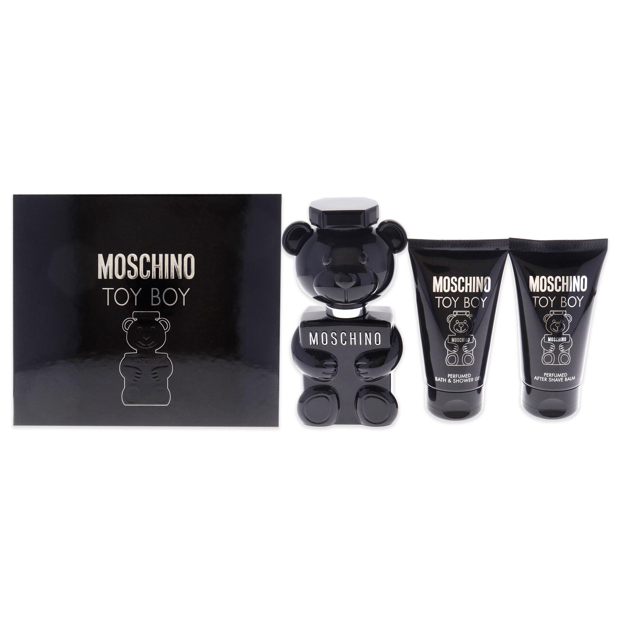 Moschino Toy Boy by Moschino for Men - 3 Pc Gift Set 1.7oz EDP Spray, 1.7oz Bath and Shower Gel, 1.7oz After Shave Balm, See Description, hi-res image number 0