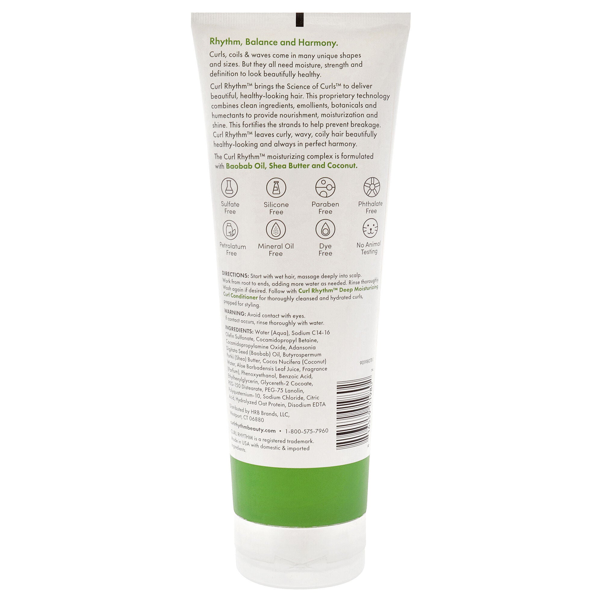 Deep Moisturizing Curl Shampoo by Curl Rhythm for Women - 10 oz Shampoo, See Description, alternate image number 2