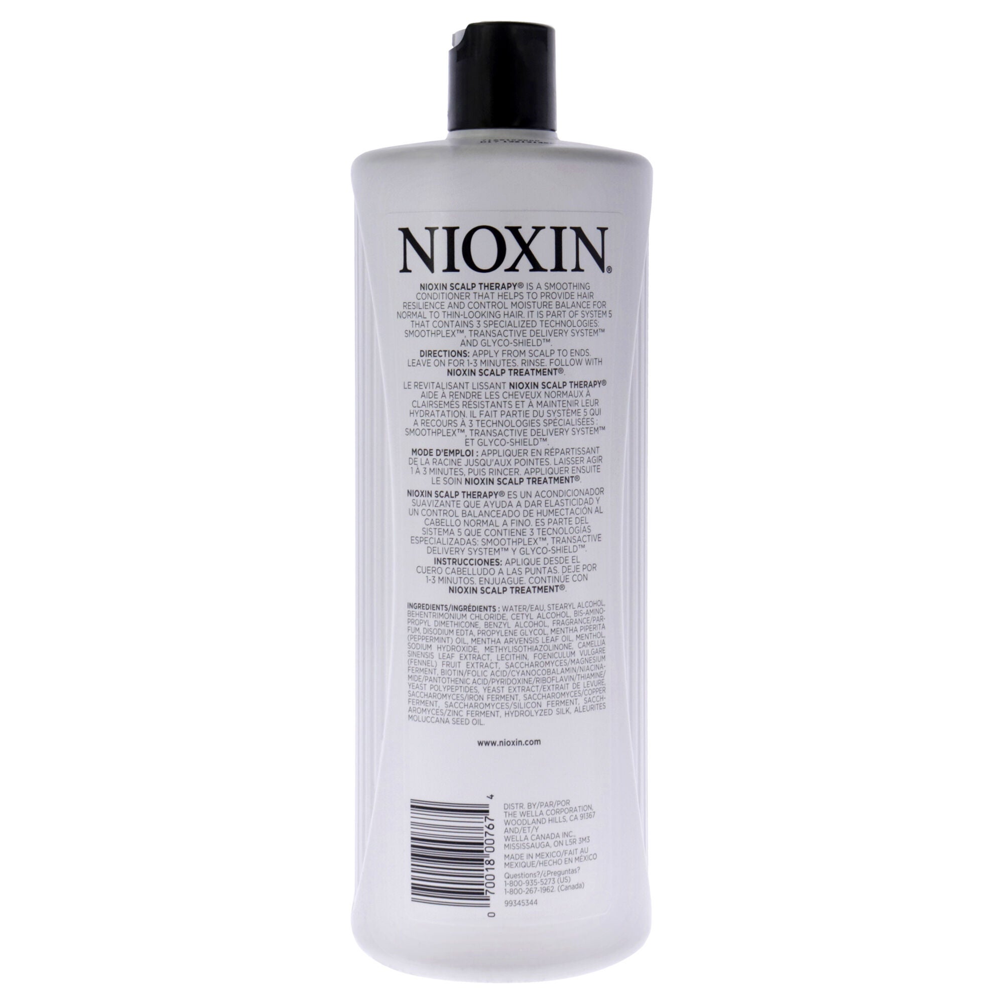 System 5 Scalp Therapy Conditioner by Nioxin for Unisex - 33.8 oz Conditioner, , alternate image number 4