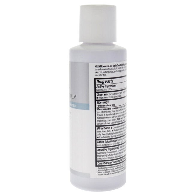Clenziderm M.D. Daily Care Foaming Cleanser by Obagi for Women - 4 oz Cleanser, See Description, alternate image number 3