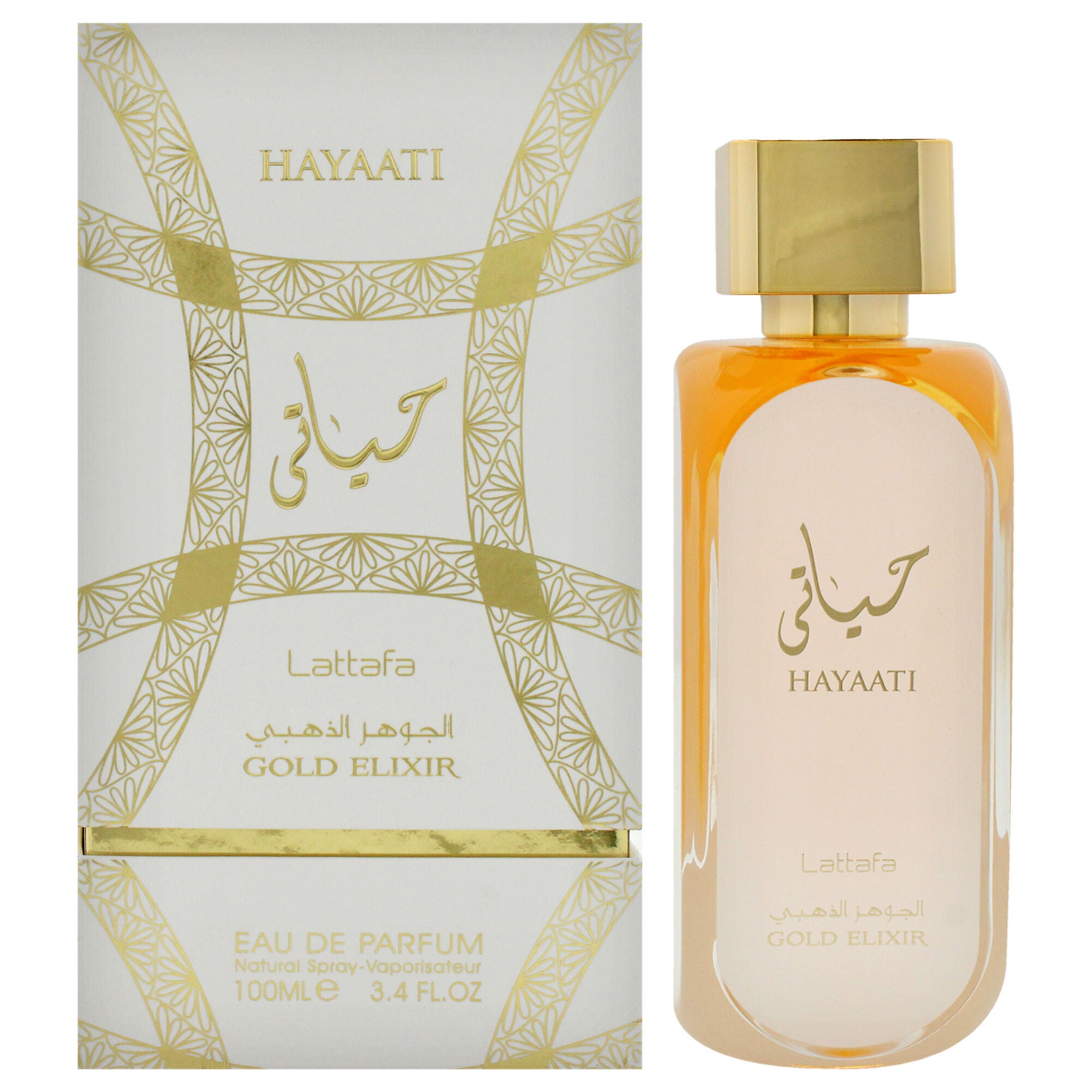 Hayaati Gold Elixir by Lattafa for Women - 3.4 oz EDP Spray, See Description, hi-res image number 0