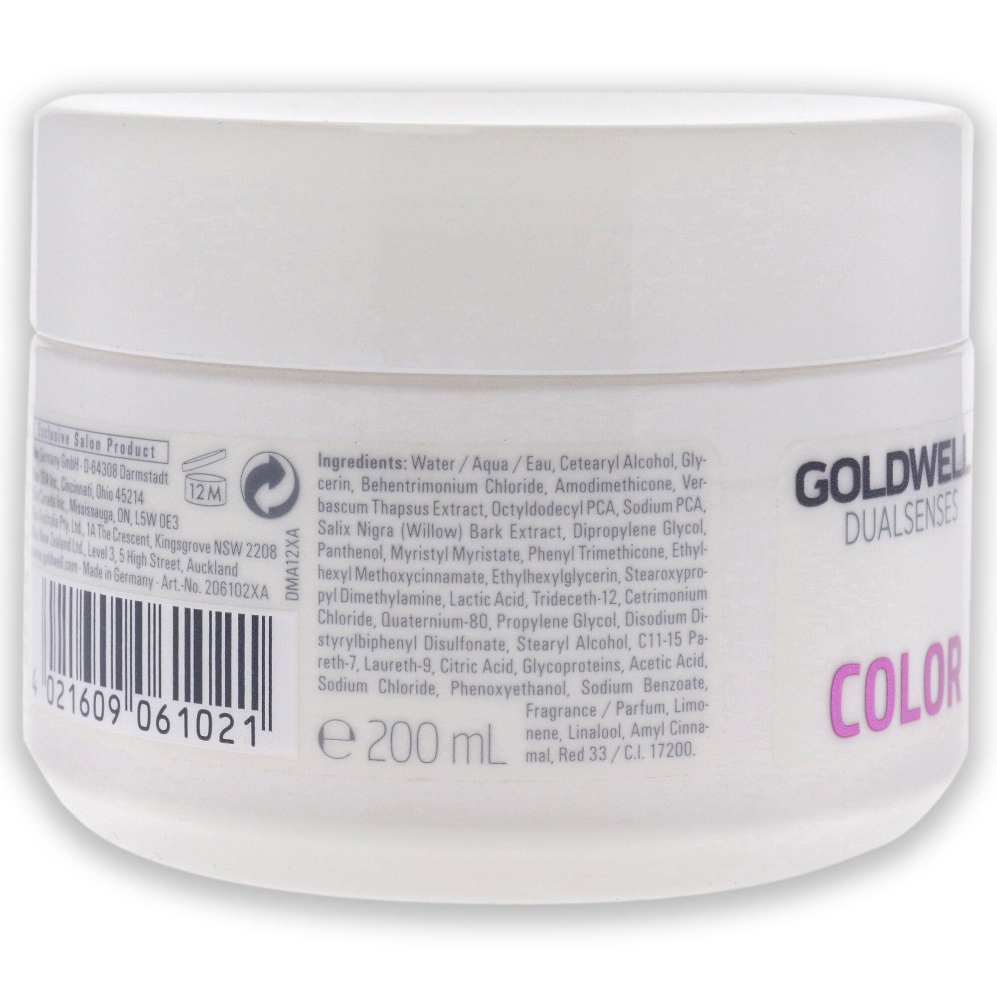 Dualsenses Color 60Sec Treatment by Goldwell for Unisex - 6.7 oz Treatment, See Description, alternate image number 2