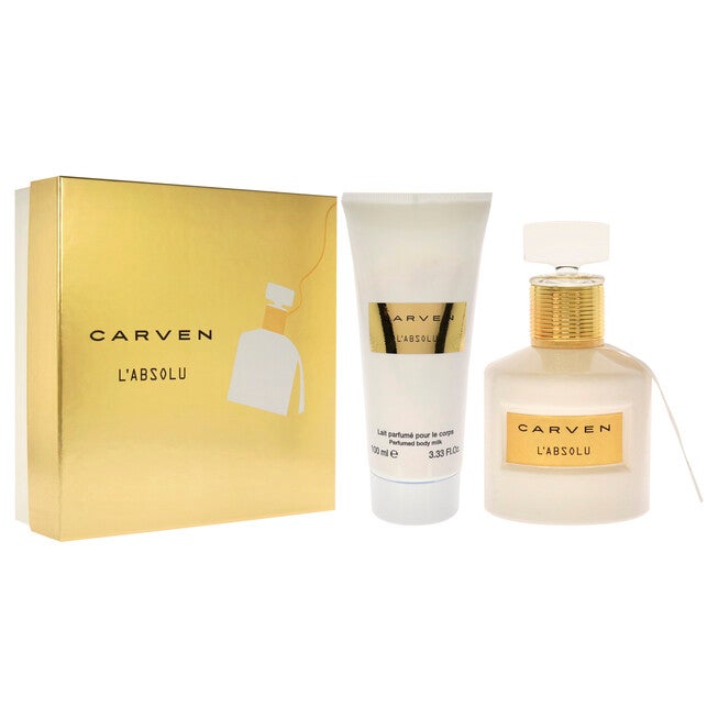 LAbsolu by Carven for Women - 2 Pc Gift Set 1.66oz EDP Spray, 3.33oz Perfume Body Milk, NA, alternate image number null