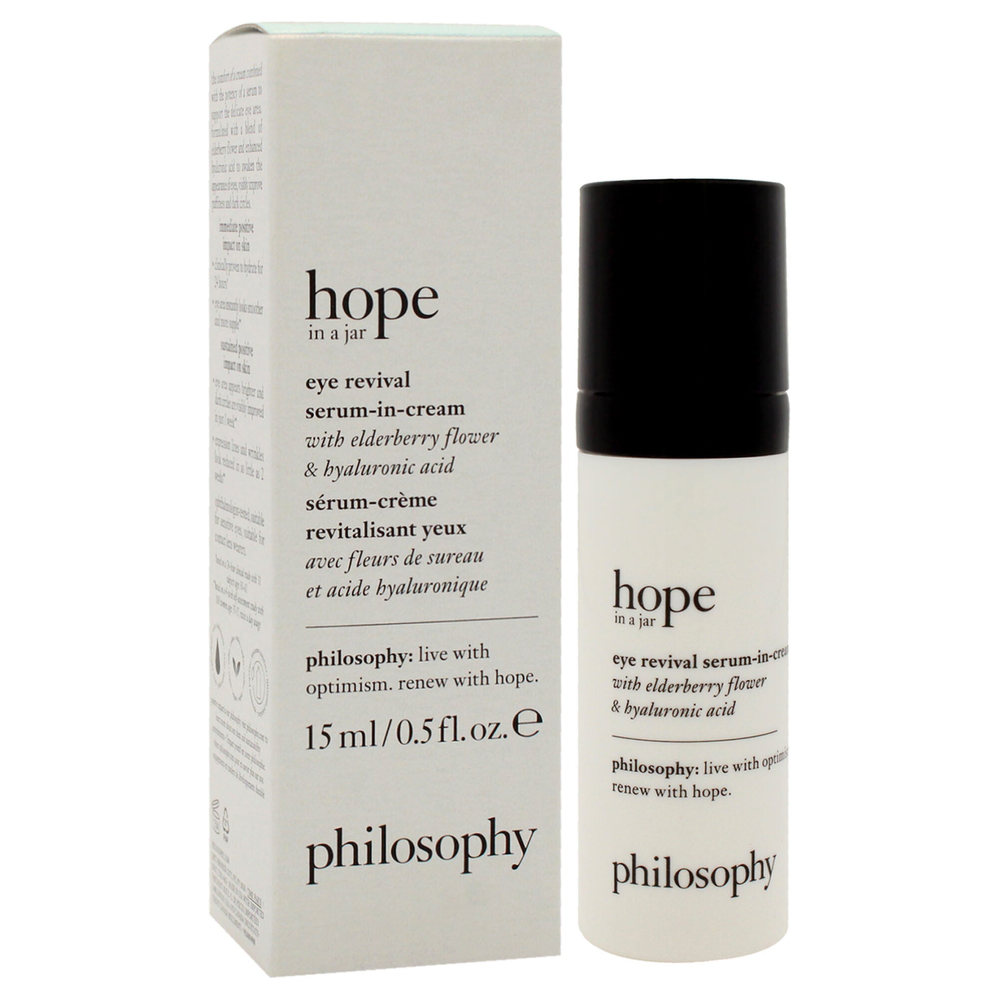 Hope in a Jar Eye Revival Serum-In-Cream by Philosophy for Unisex - 0.5 oz Sreum, See Description, alternate image number 4
