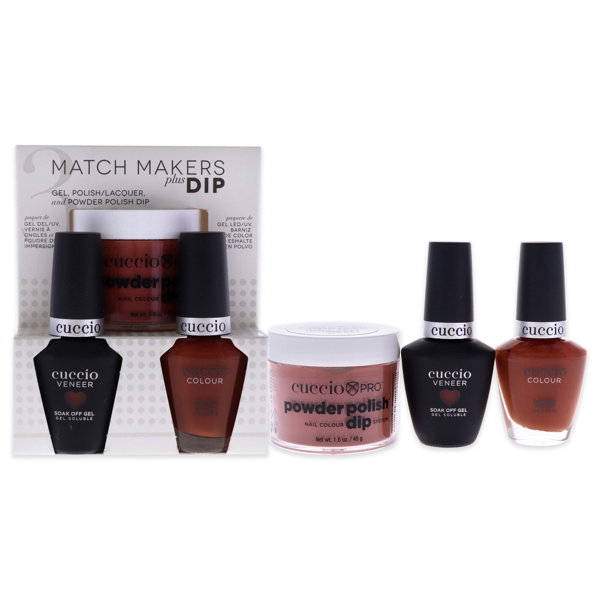 Match Makers Plus Dip - Natural State by Cuccio Colour for Women - 3 Pc Set, See Description, hi-res image number 0