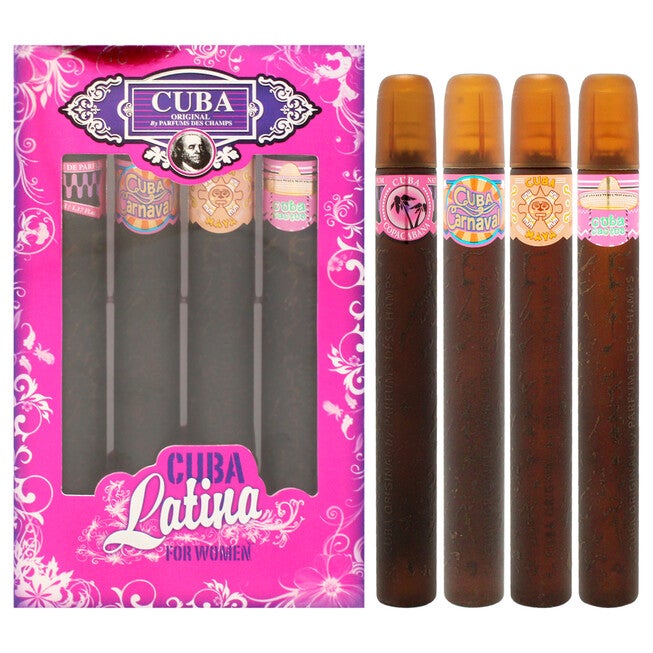 Cuba Latino Collection by Cuba for Women - 4 Pc Gift Set, NA, hi-res image number null