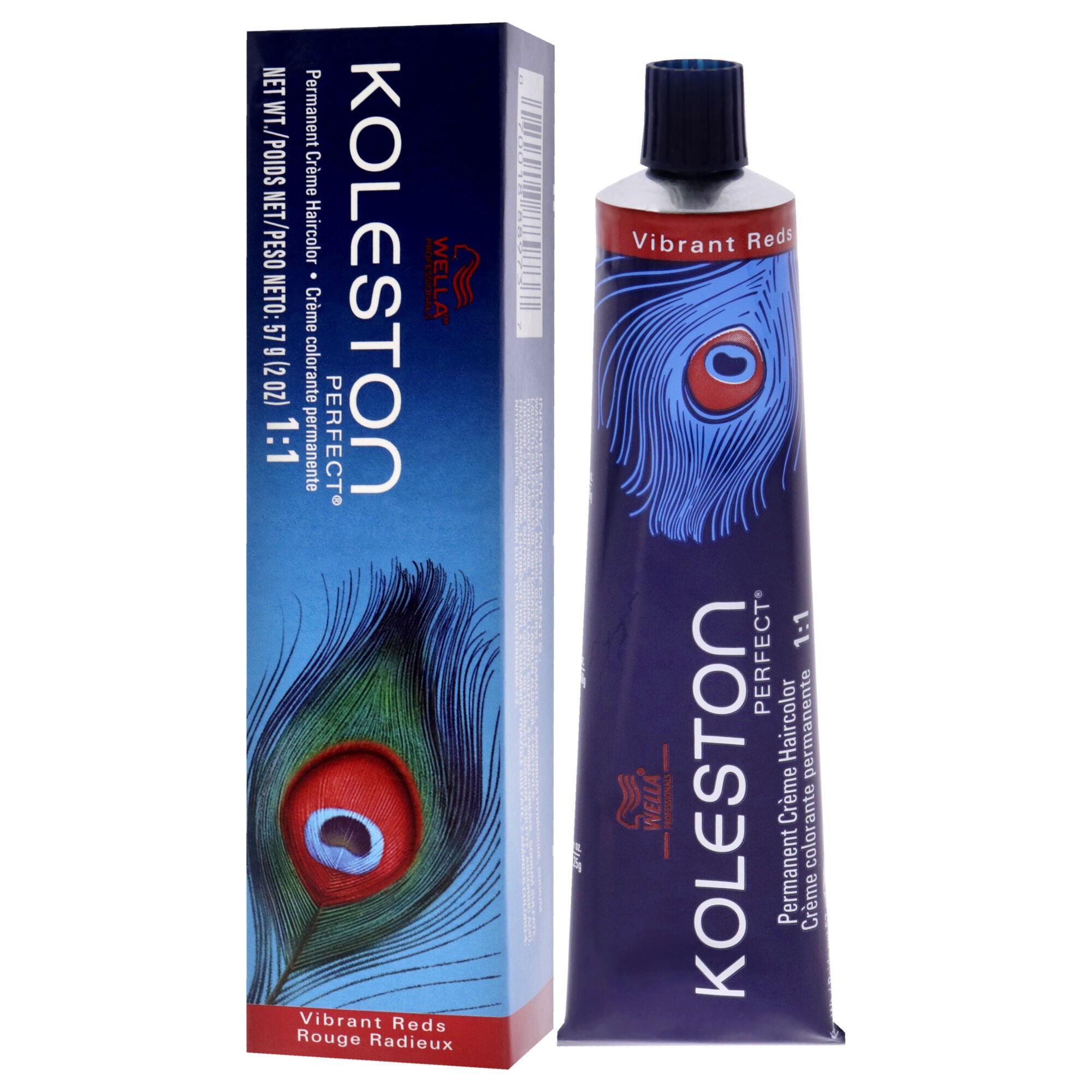 Koleston Perfect Permanent Creme Haircolor - 6-45 Dark Blonde-Red Violet by Wella for Unisex - 2 oz Hair Color, See Description, alternate image number 3