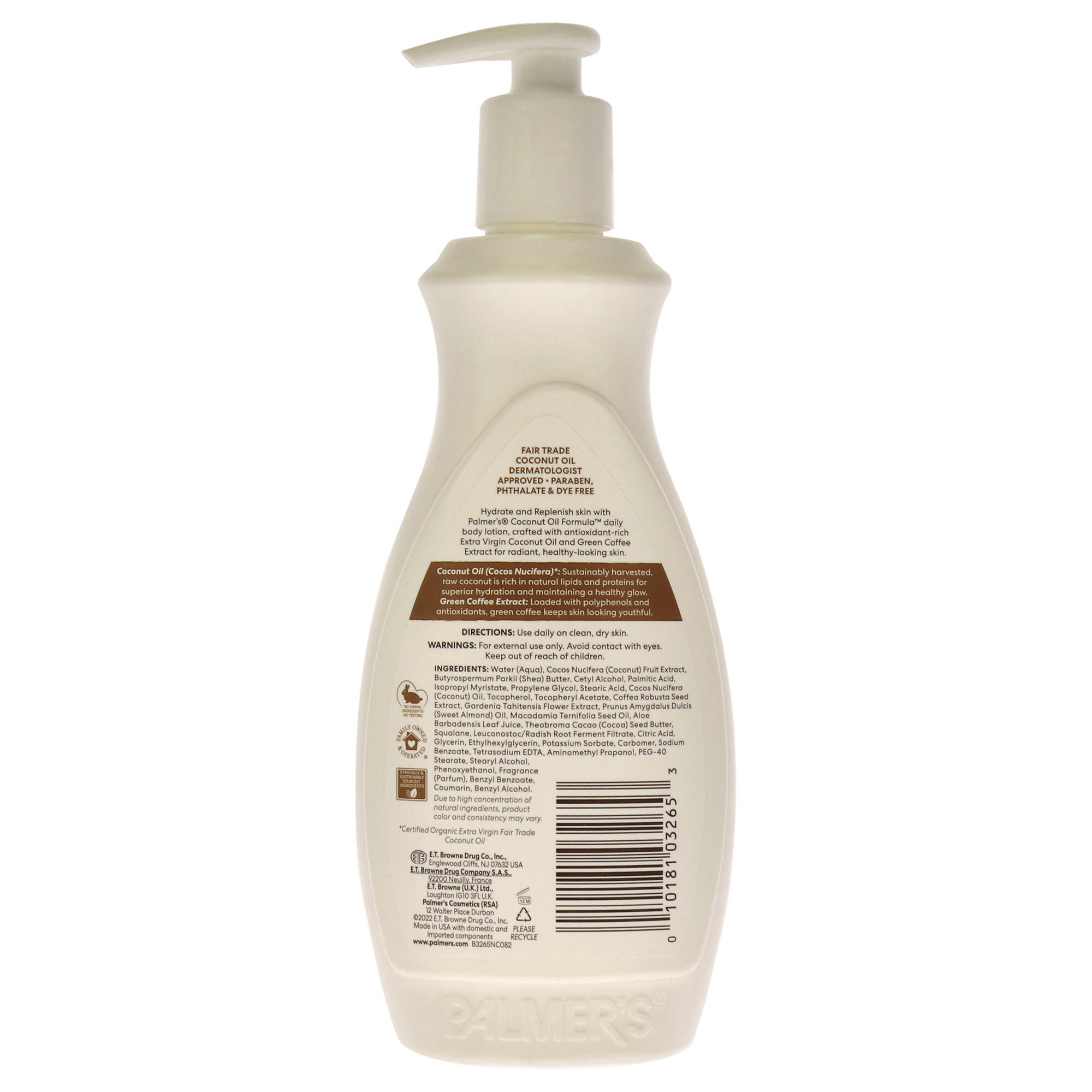Coconut Hydrate Daily Body Lotion by Palmers for Unisex - 13.5 oz Body Lotion, See Description, alternate image number 2