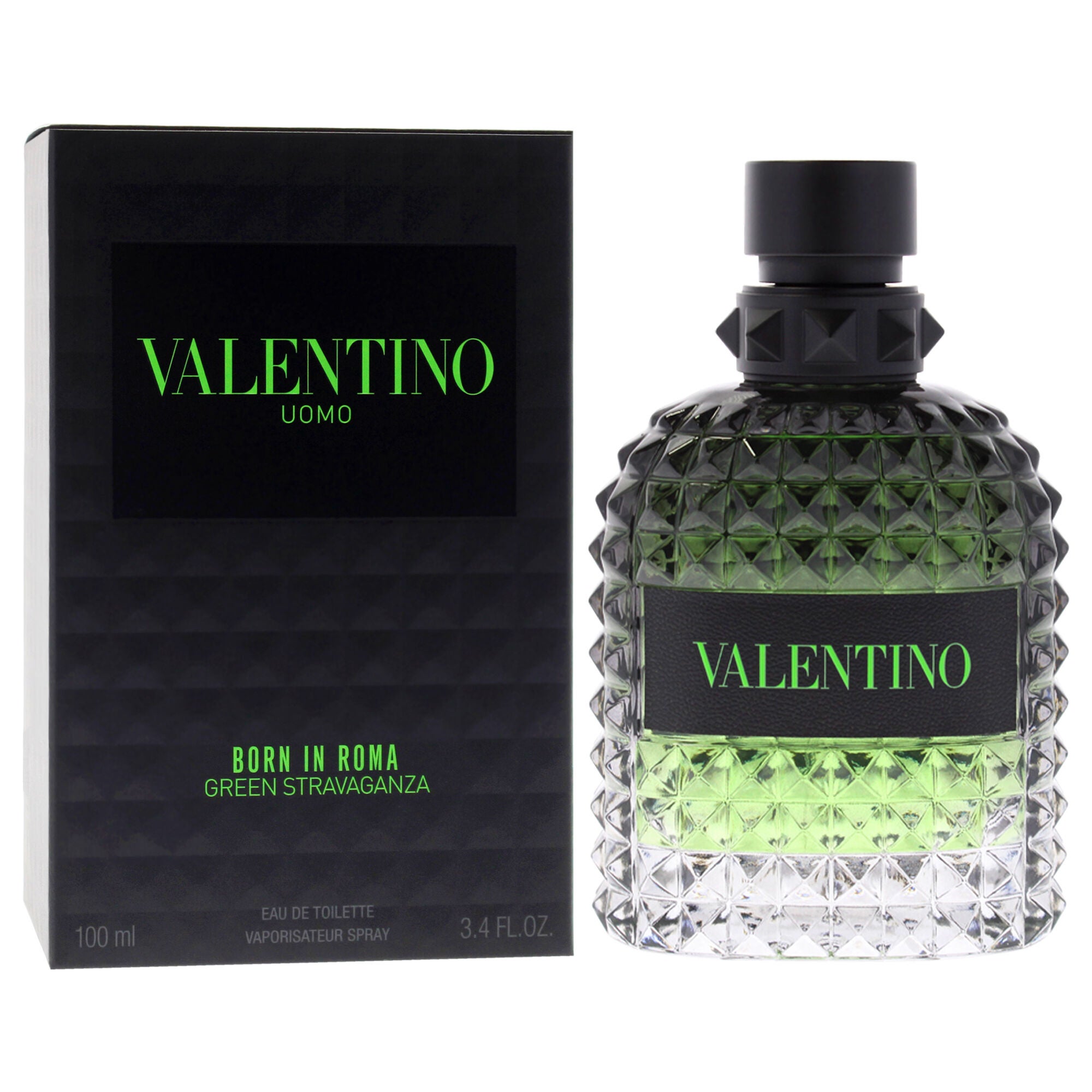 Valentino Uomo Born In Roma Green Stravaganza by Valentino for Men - 3.4 oz EDT Spray, See Description, alternate image number 2