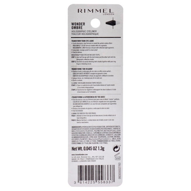 Wonder Ombre Holographic Eyeliner - 003 Purple Prism by Rimmel London for Women - 0.045 oz Eyeliner, , alternate image number 3