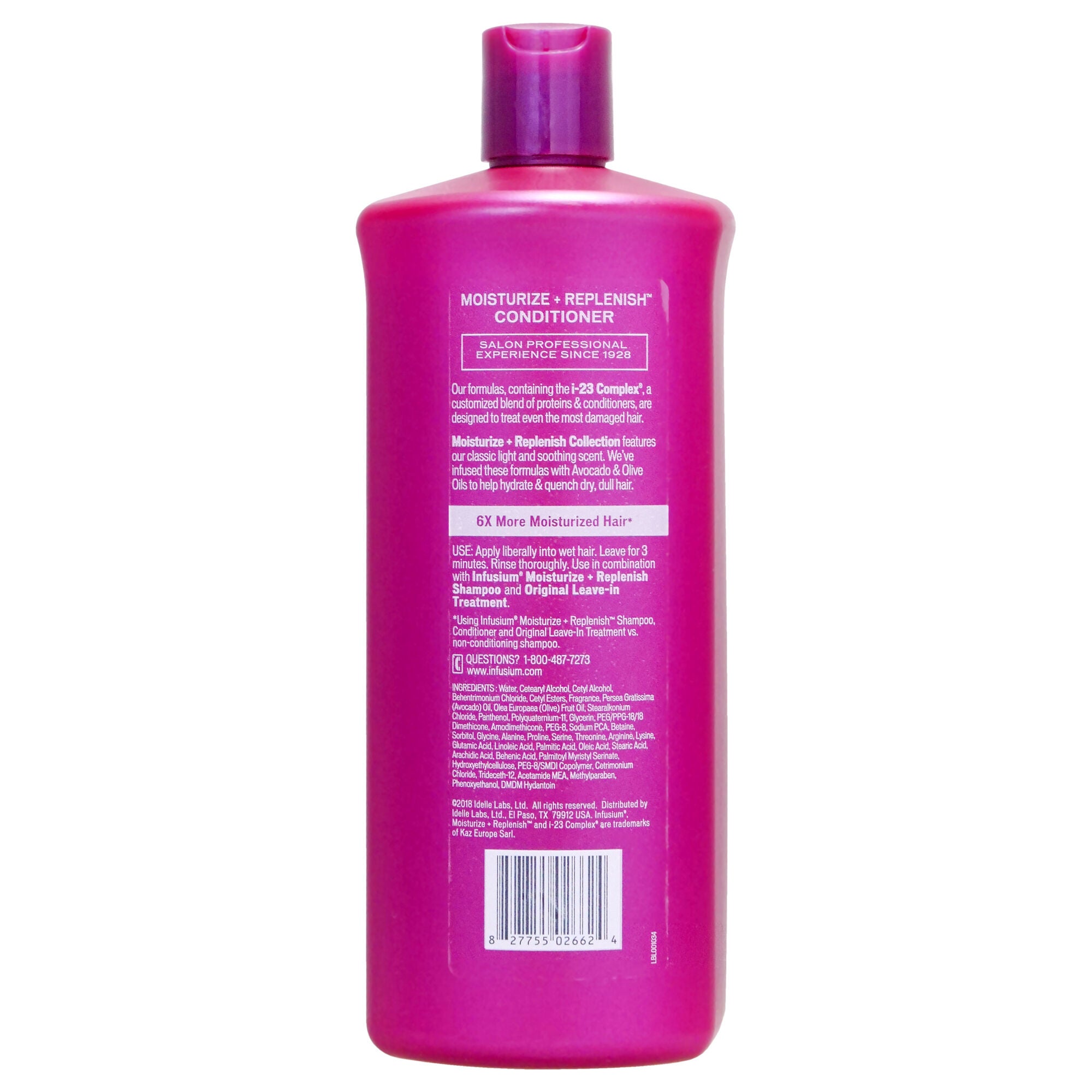 Moisturize and Replenish Conditioner by Infusium for Unisex - 33.8 oz Conditioner, See Description, alternate image number 2