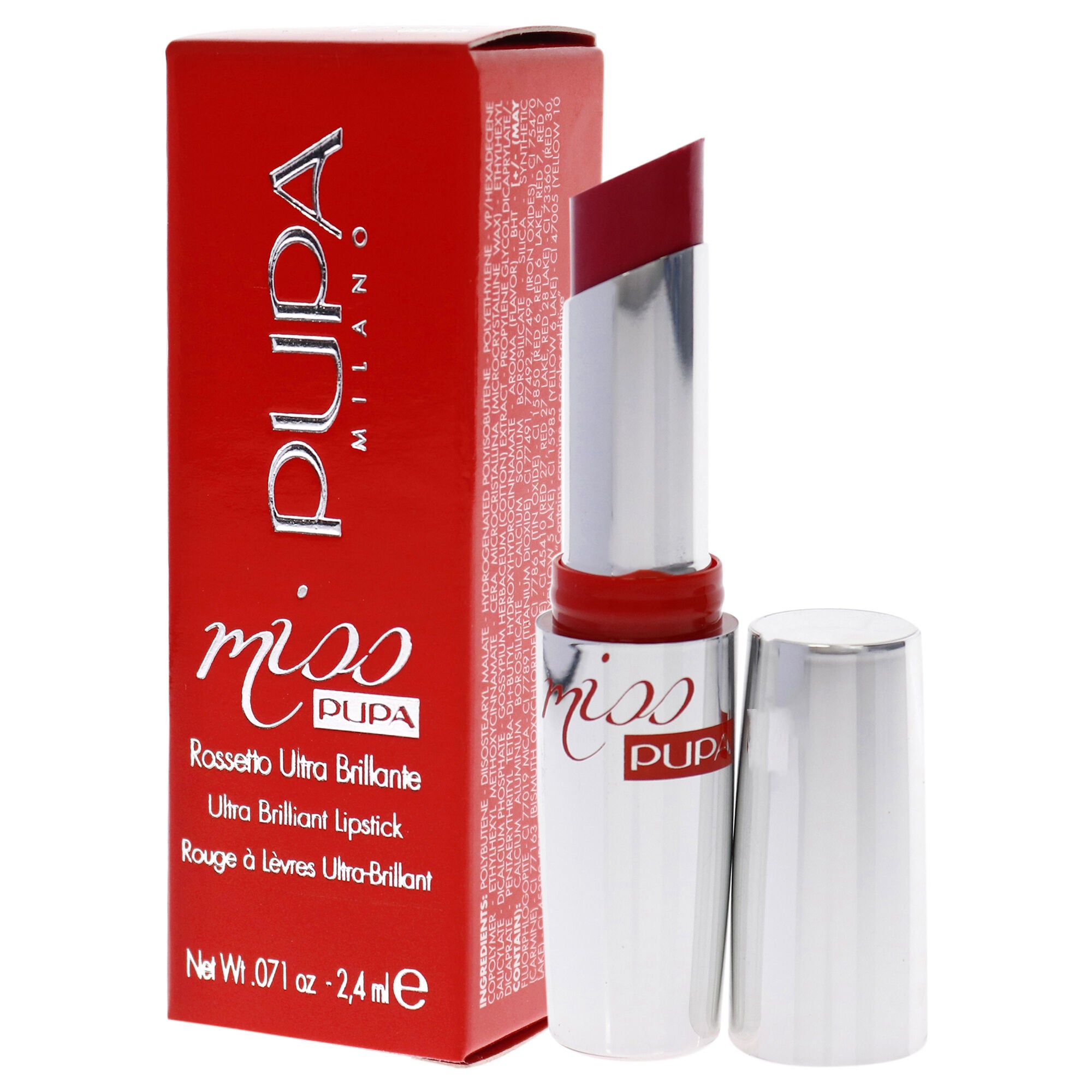 Miss Pupa Ultra Brilliant Lipstick - 303 Haute Couture Fuchsia by Pupa Milano for Women - 0.071 oz Lipstick, See Description, alternate image number 3
