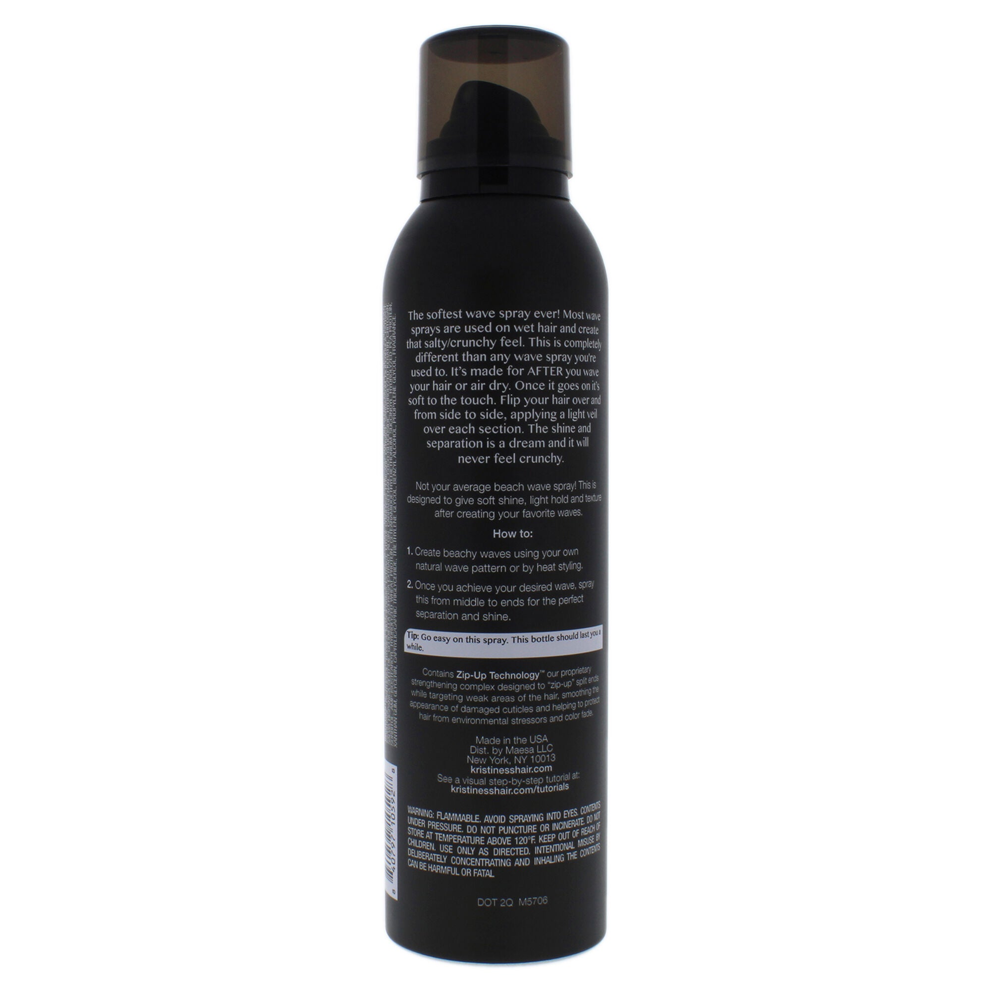 Soft Shine Beach Wave Spray by Kristin Ess for Unisex - 6.7 oz Hair Spray, See Description, alternate image number 1