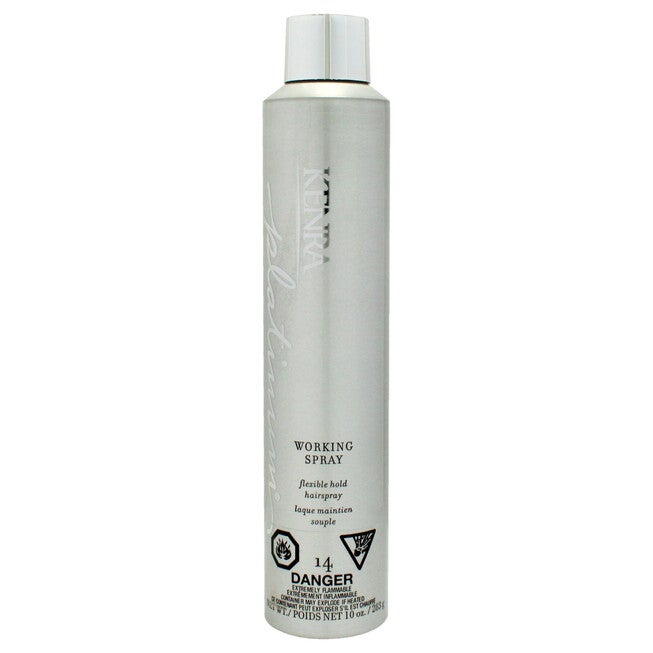 Platinum Working Spray # 14 Flexible Hold Hairspray by Kenra for Unisex - 10 oz Hairspray, NA, hi-res image number null