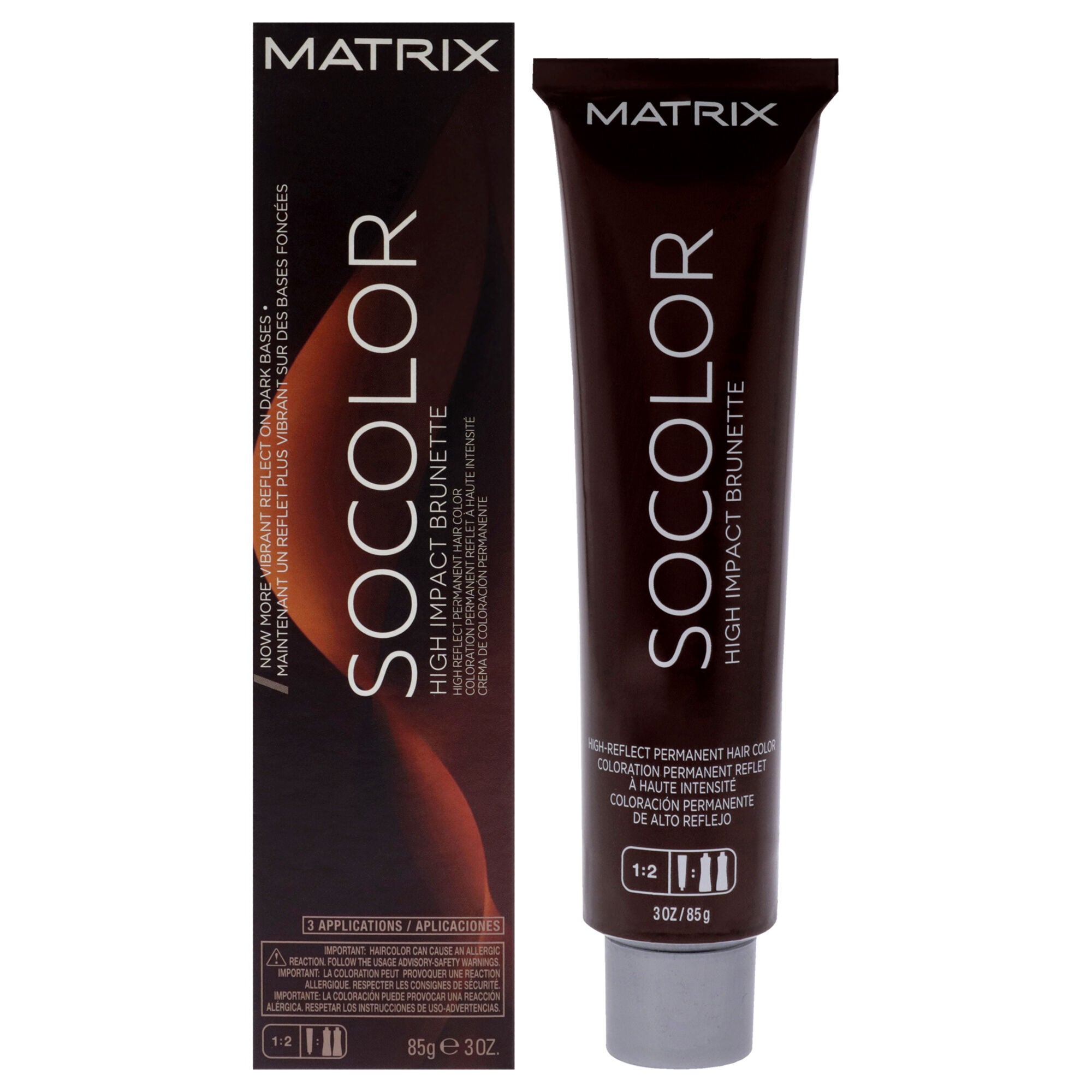 Socolor High Impact Brunette Color - GG33 Gold Gold by Matrix for Unisex - 3 oz Hair Color, See Description, hi-res image number 0