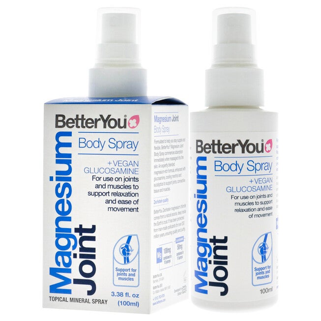 Magnesium Joint Body Spray by BetterYou for Unisex - 3.38 oz Body Spray, , alternate image number null
