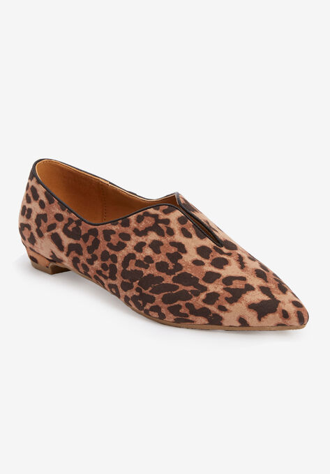 The Anya Flat by Comfortview, LEOPARD, hi-res image number null
