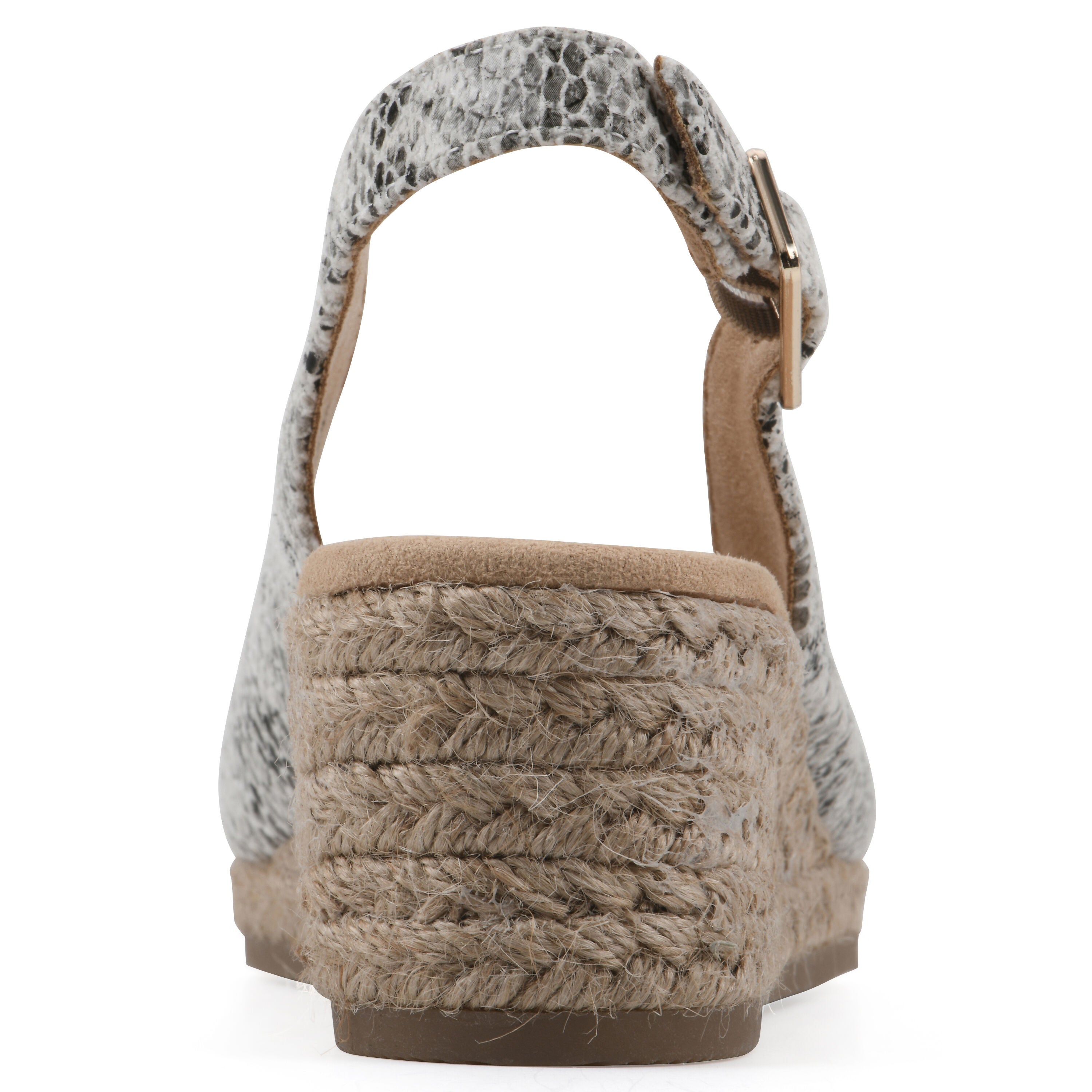 Maize Espadrille Wedge Sandal, BLACK WHITE SNAKE, on-hover image number 1