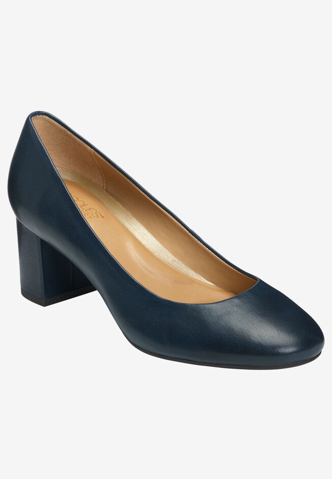 Eye Candy Pump , NAVY LEATHER, hi-res image number null
