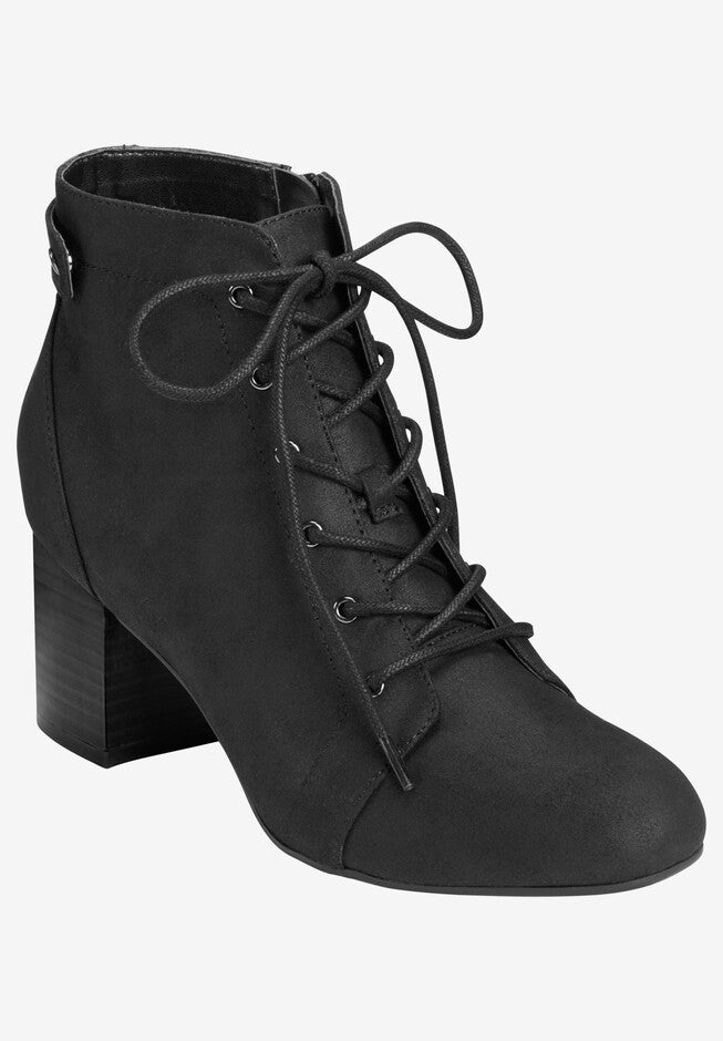 Patch Up Bootie , BLACK FABRIC, hi-res image number 0