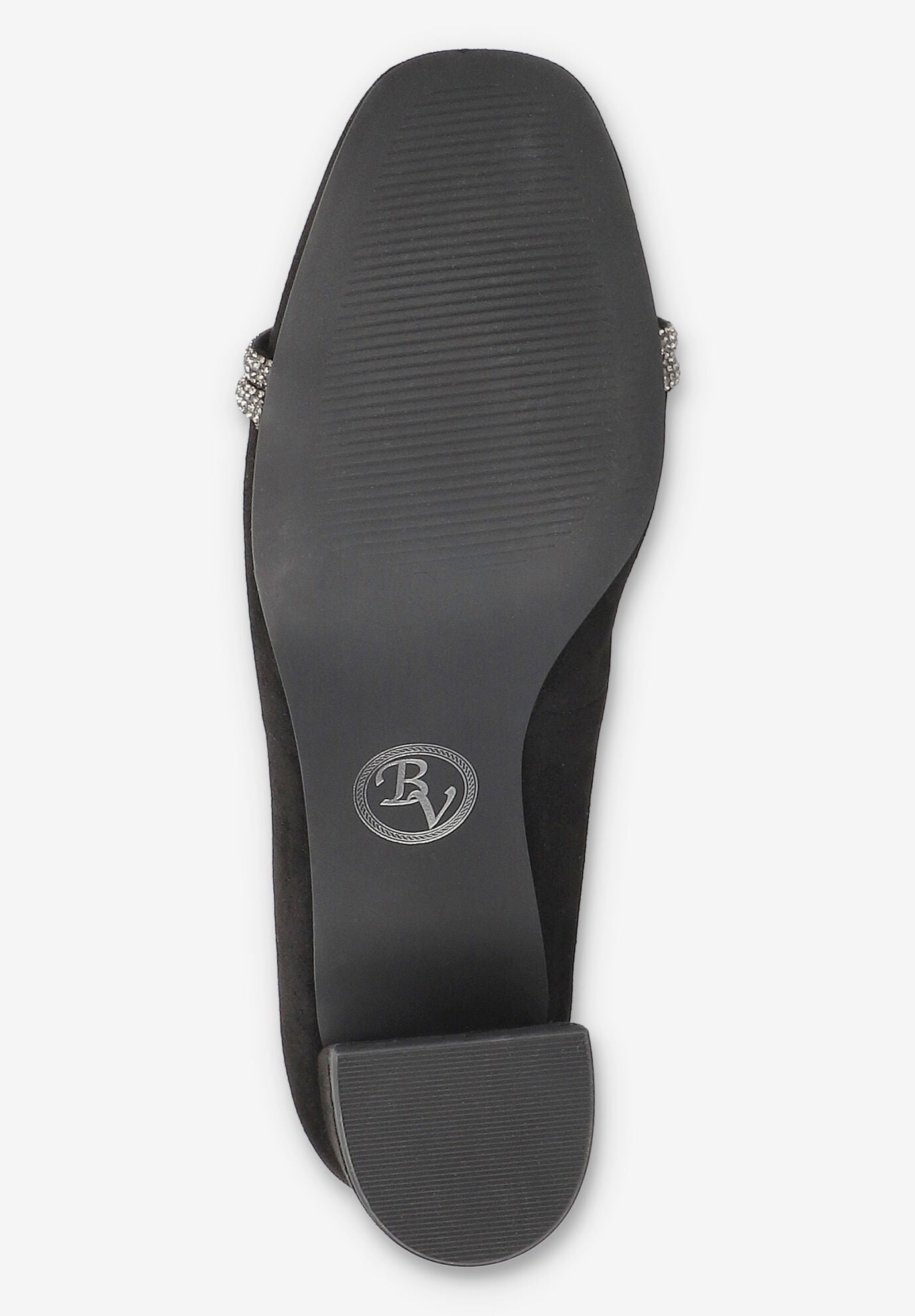 Marigold Square Toe Pump, BLACK SUEDE, alternate image number 5