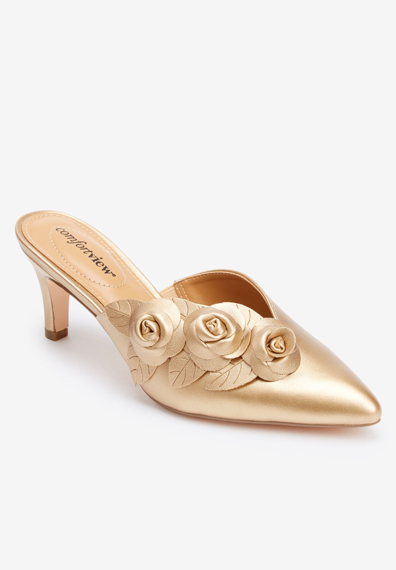 womens wide width mules