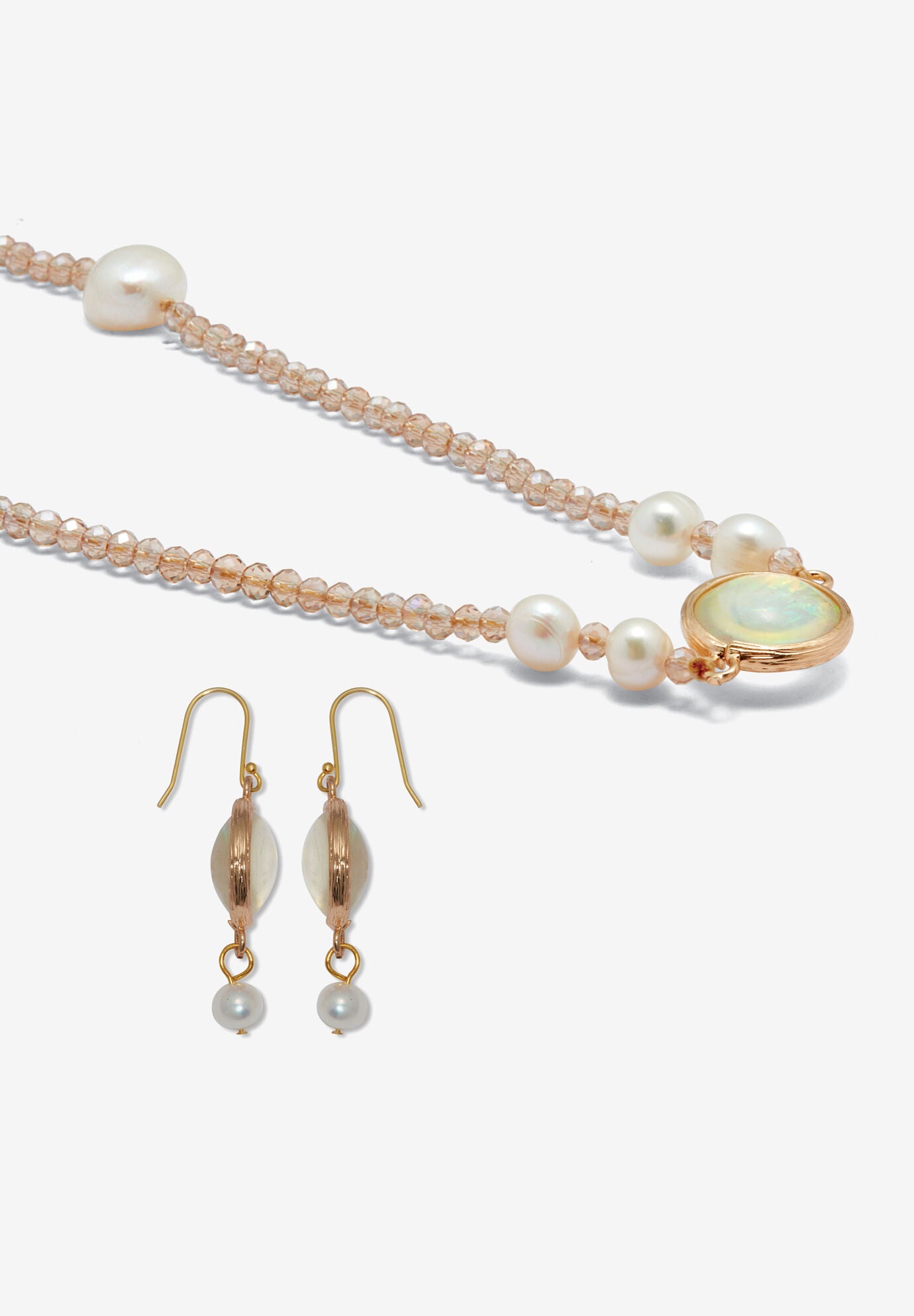 Simulated Opal Jewelry Set, , on-hover image number 1