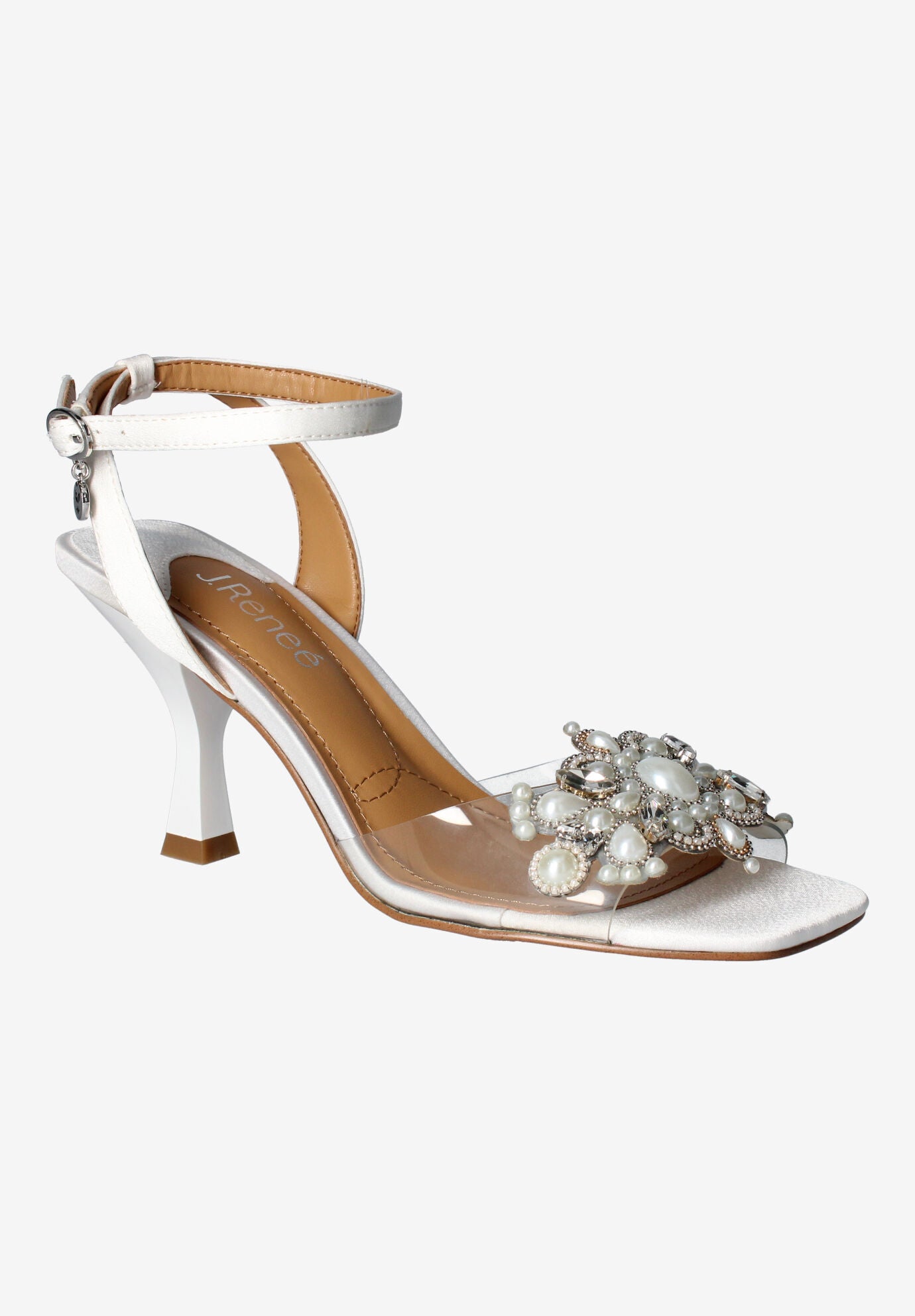 Raelyn Sandal, CLEAR WHITE, hi-res image number 0