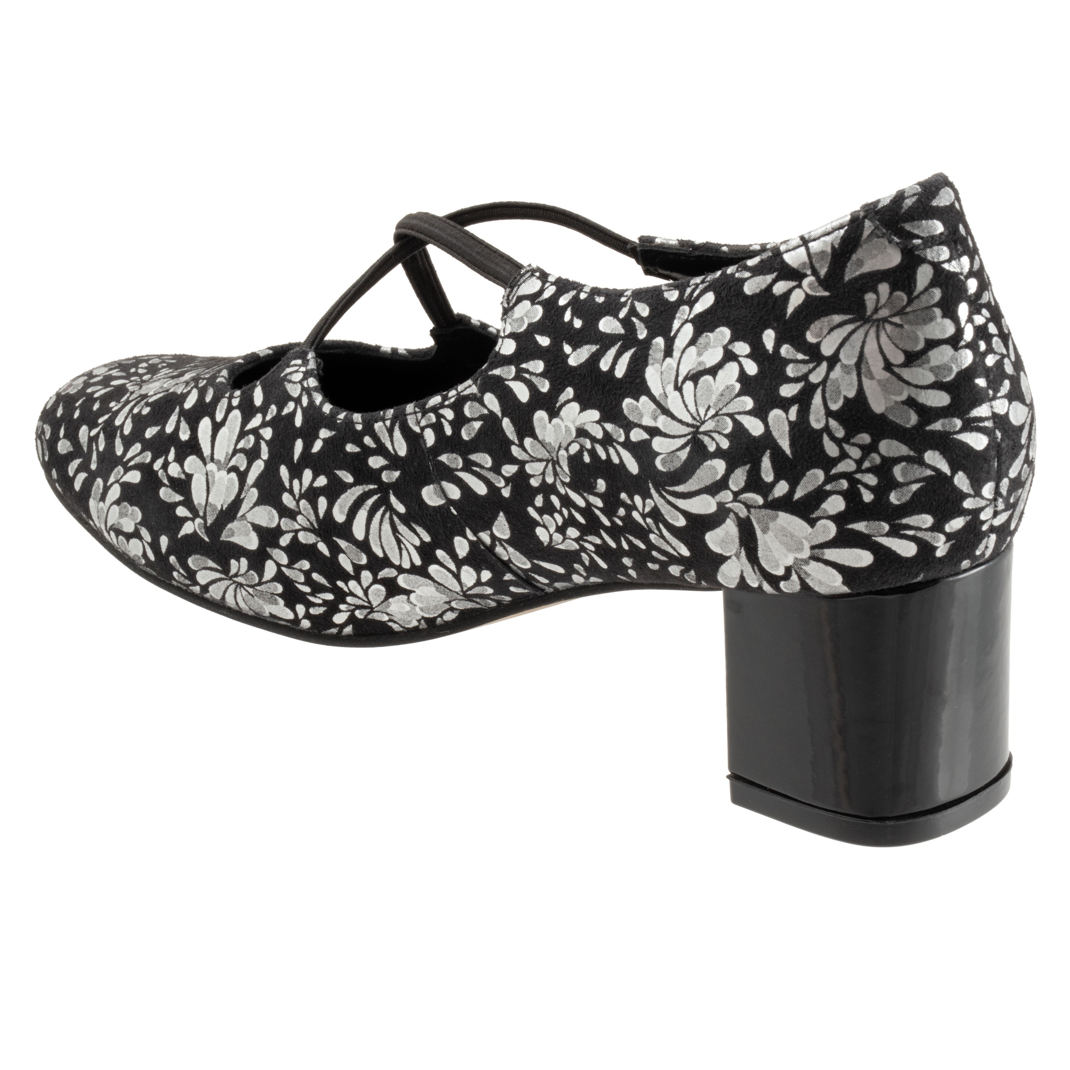 Demi Pump, BLACK FLORAL, on-hover image number 1