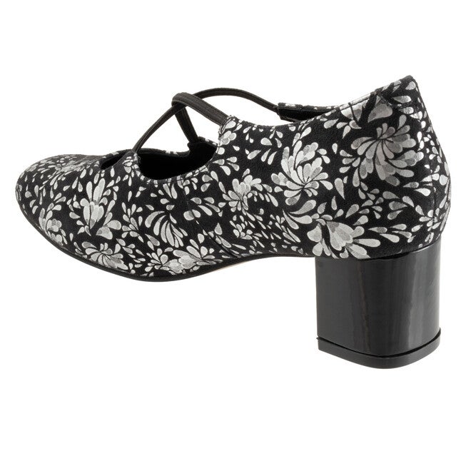 Demi Pump, BLACK FLORAL, on-hover image number 1
