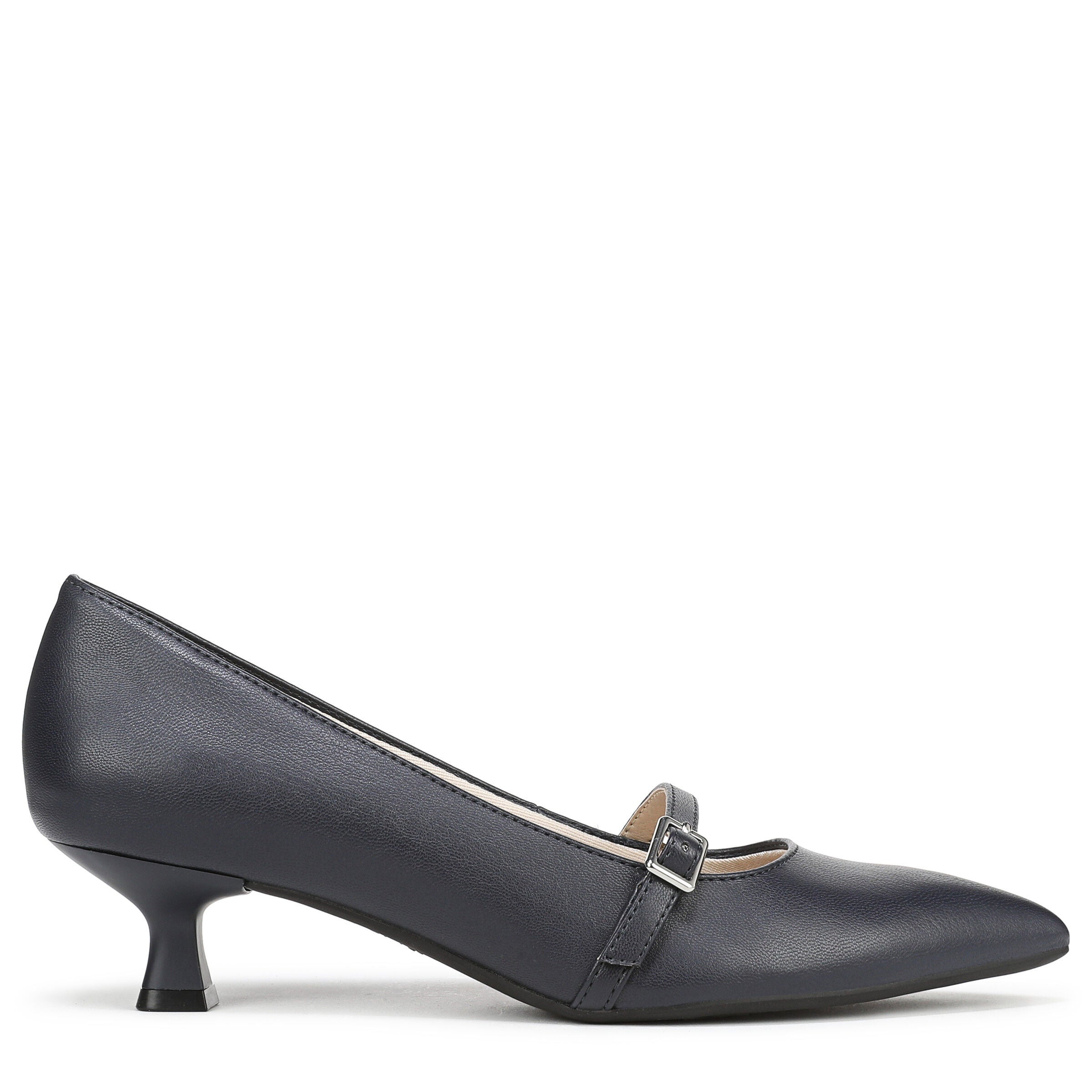Madelyn Mary Jane Pump, LUX NAVY LEATHER, alternate image number 3