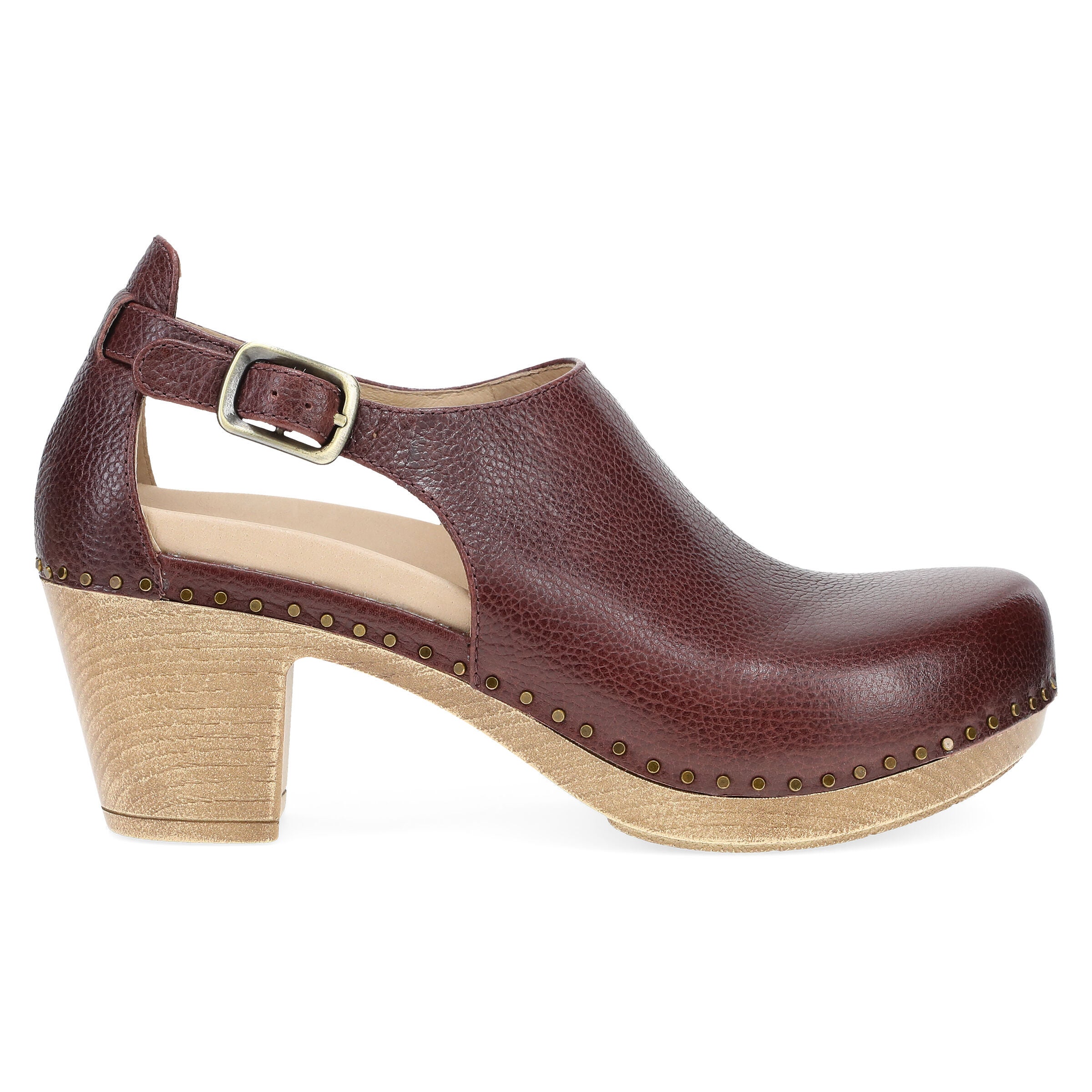 Sassy Slip On Heel, CORDOVAN, alternate image number 4