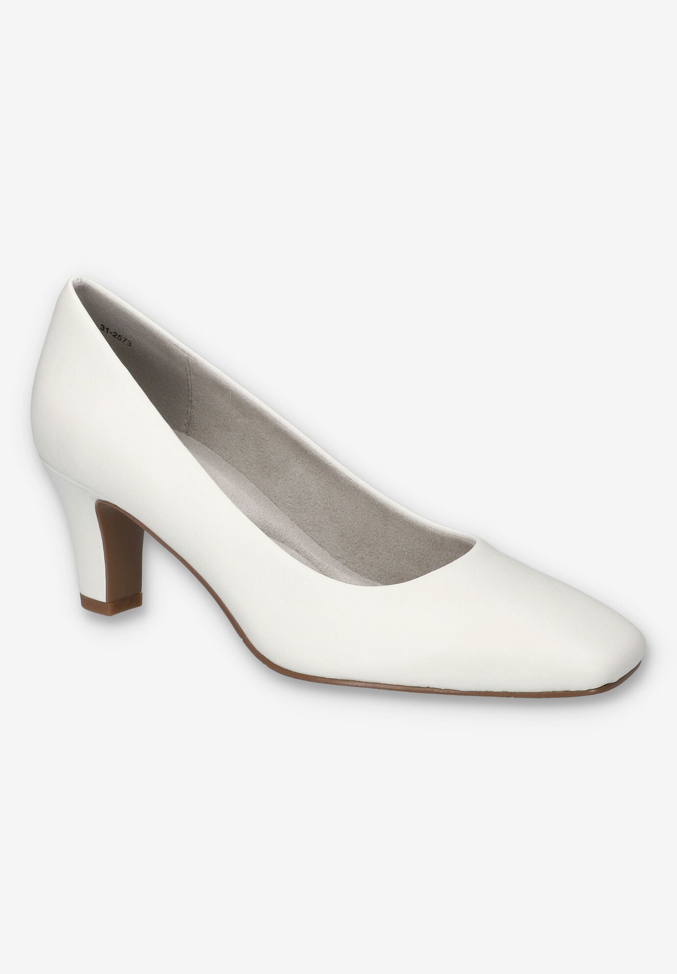 Poet Square Toe Pump, WHITE, hi-res image number 0