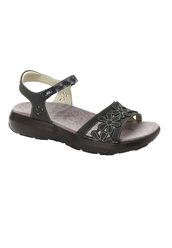 Wildflower Sandal by JBU®, CHARCOAL, hi-res image number null