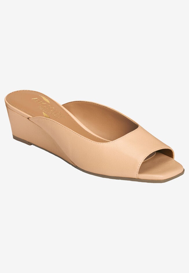 Magnet Wedge by Aerosoles®, LIGHT TAN LEATHER, hi-res image number null