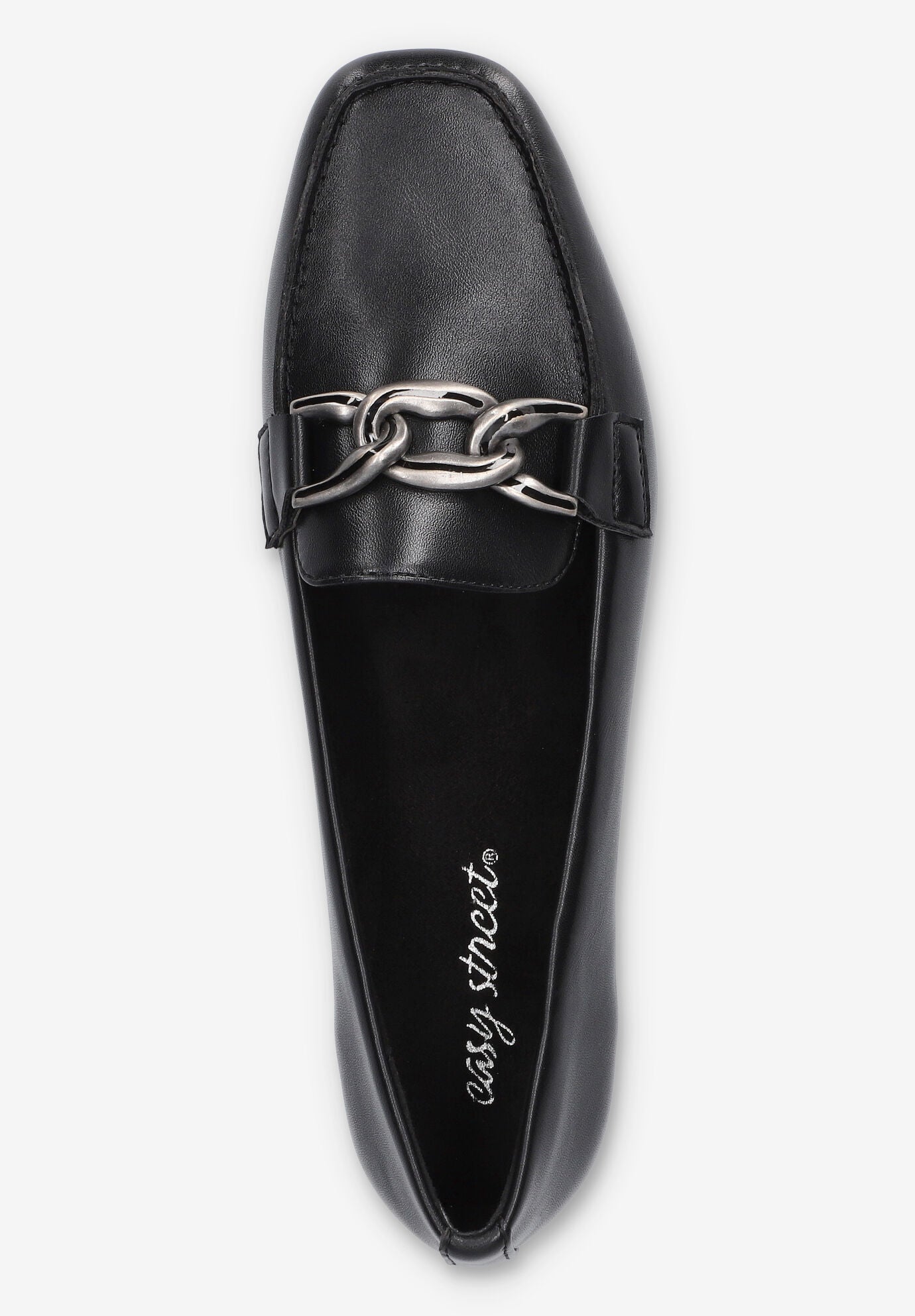 Femi Square Toe Flat, BLACK, alternate image number 6