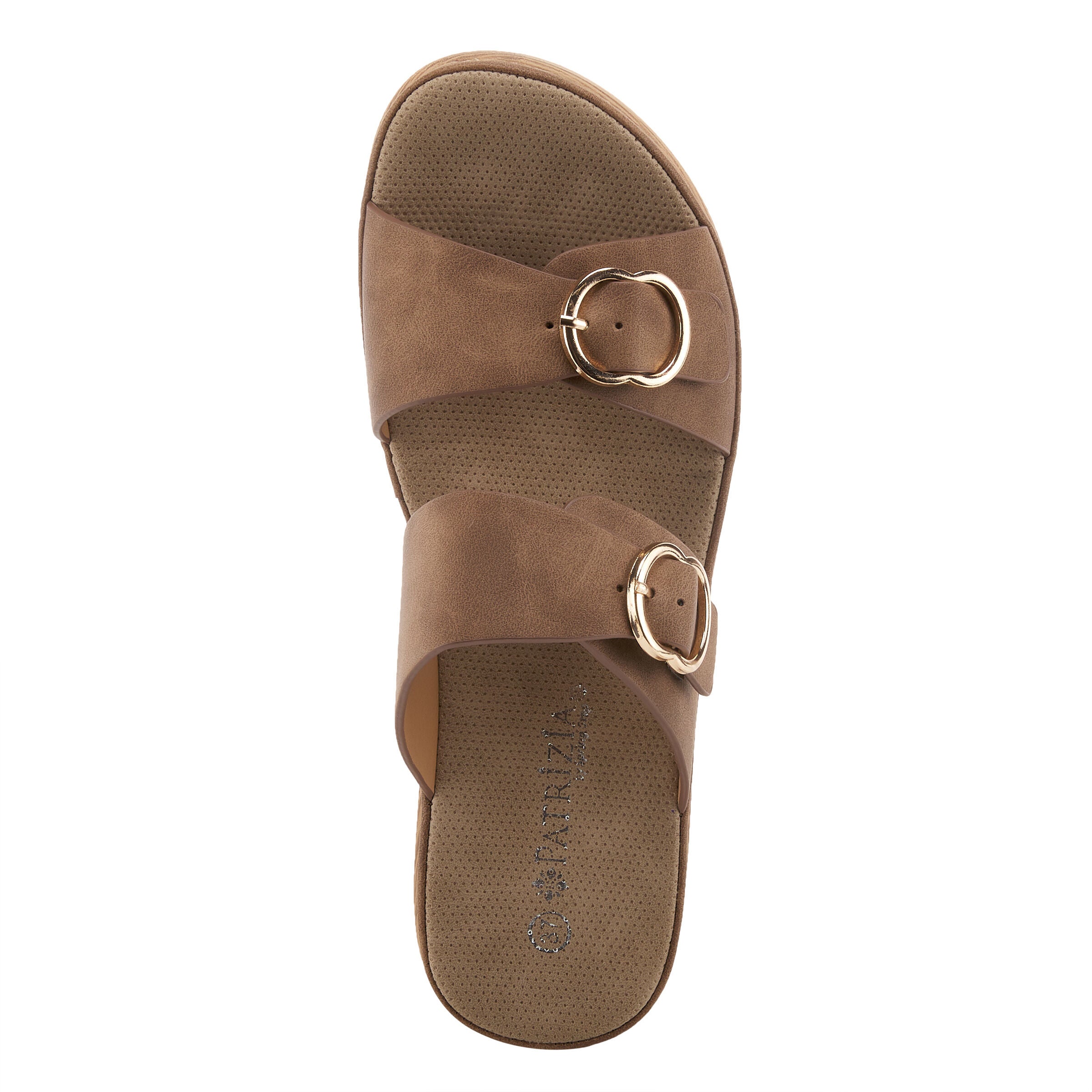 Shaniho Slide Sandal, BROWN, alternate image number 3