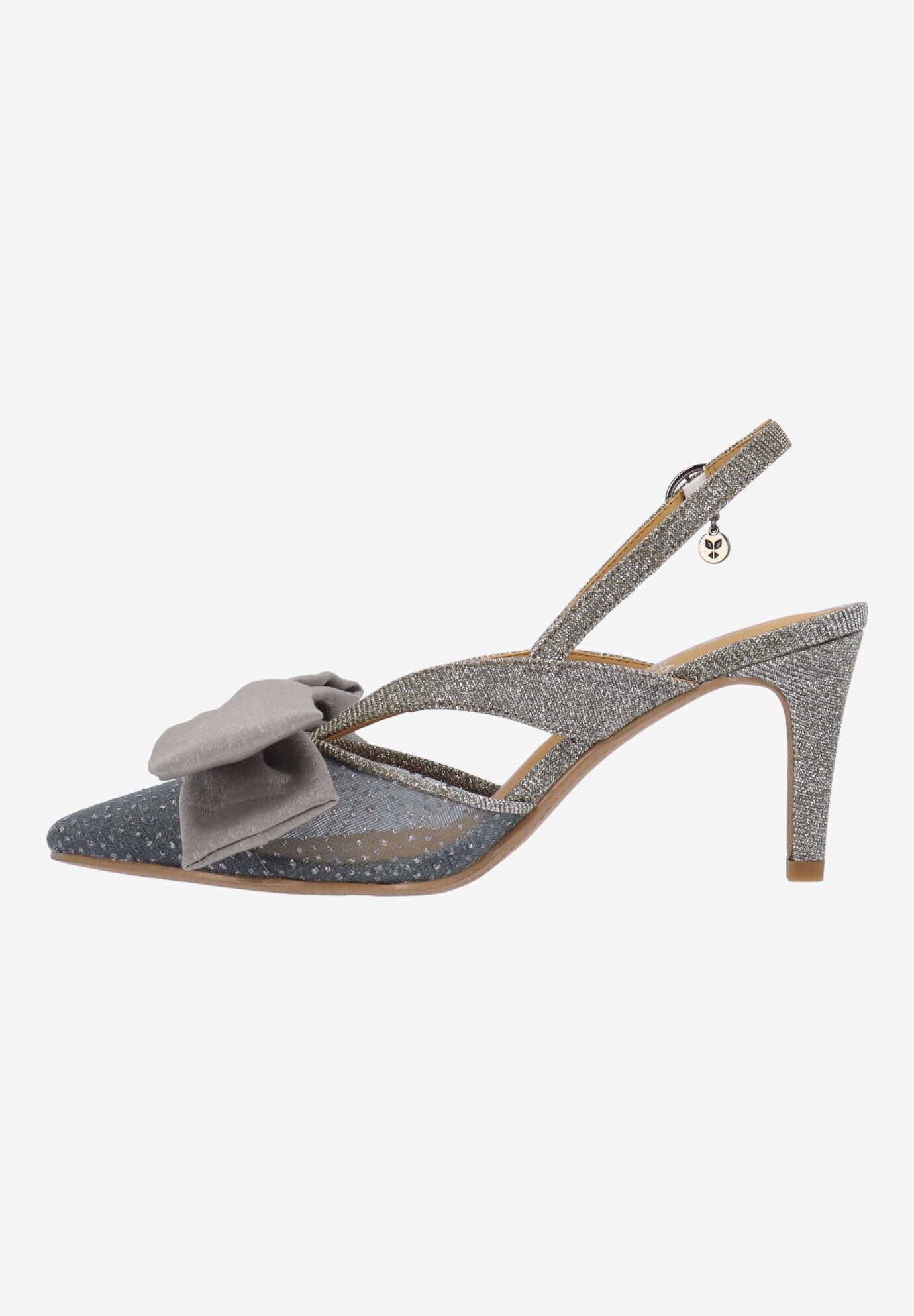Morigen SlingbackPump, PEWTER, alternate image number 4