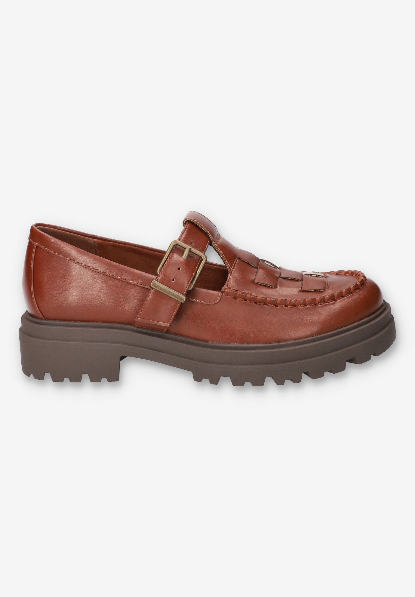Makell Comfort Lug Loafer, DARK TAN, alternate image number 2