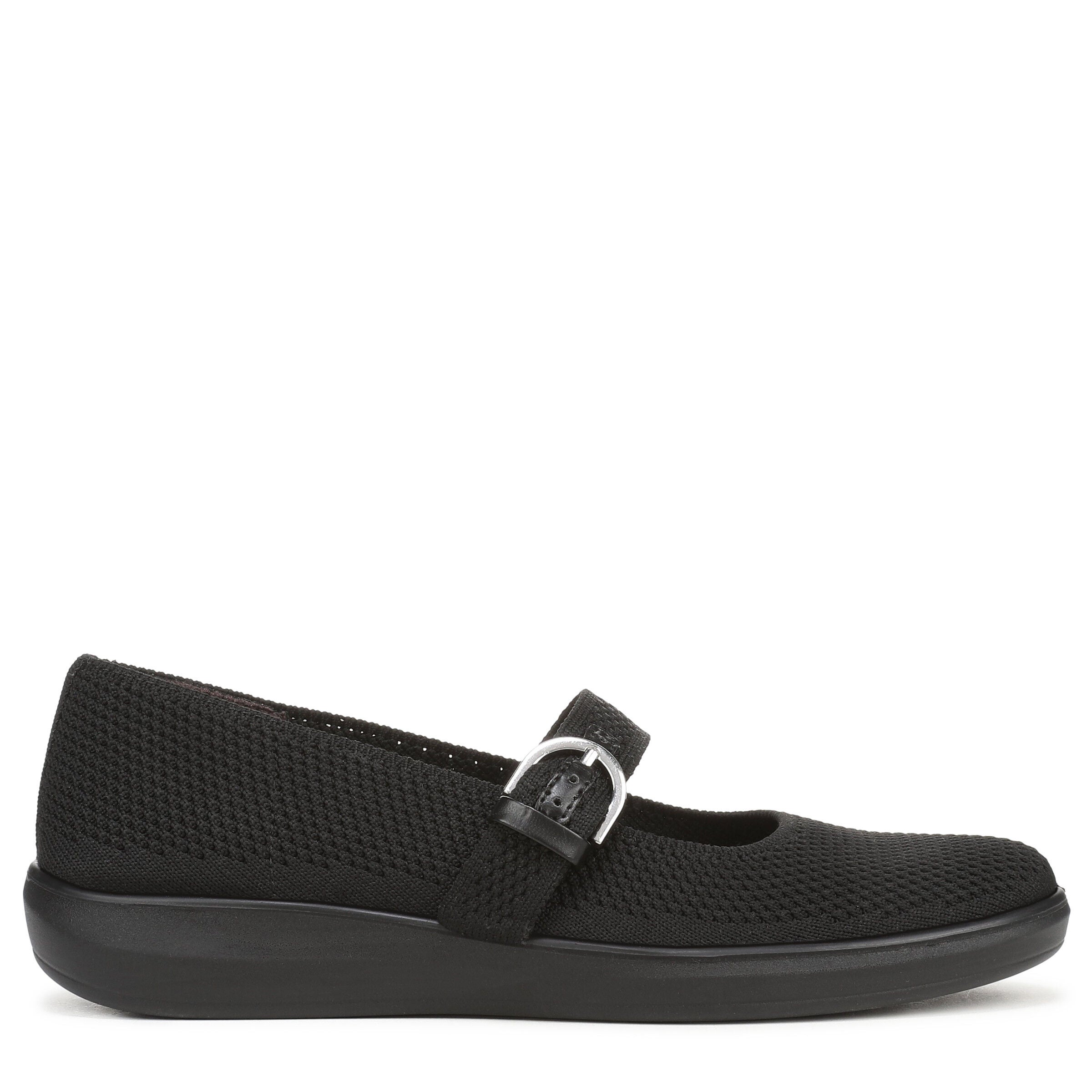 Nuevo Mary Jane Flat, BLACK, alternate image number 3