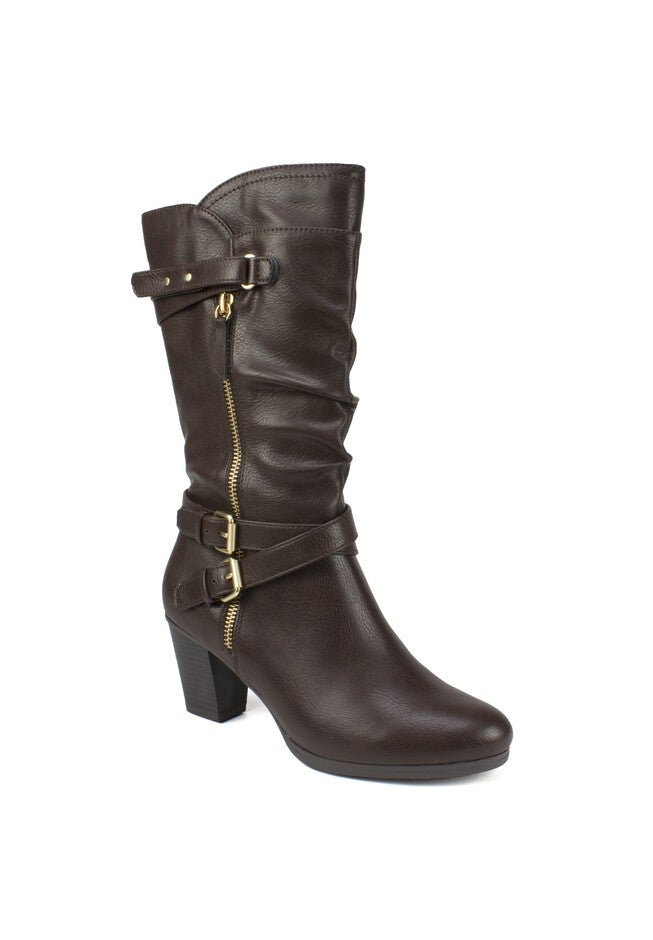 Freeby Mid-Calf Boot by Rialto, DARK BROWN, hi-res image number 0