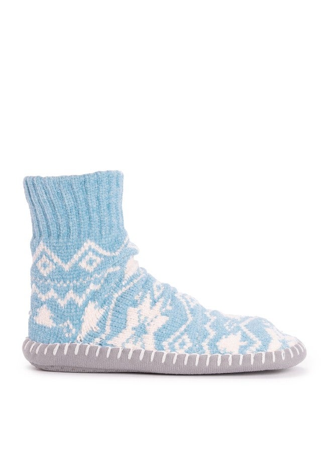 Chenille Short Slipper Sock by Muk Luks®, , alternate image number null