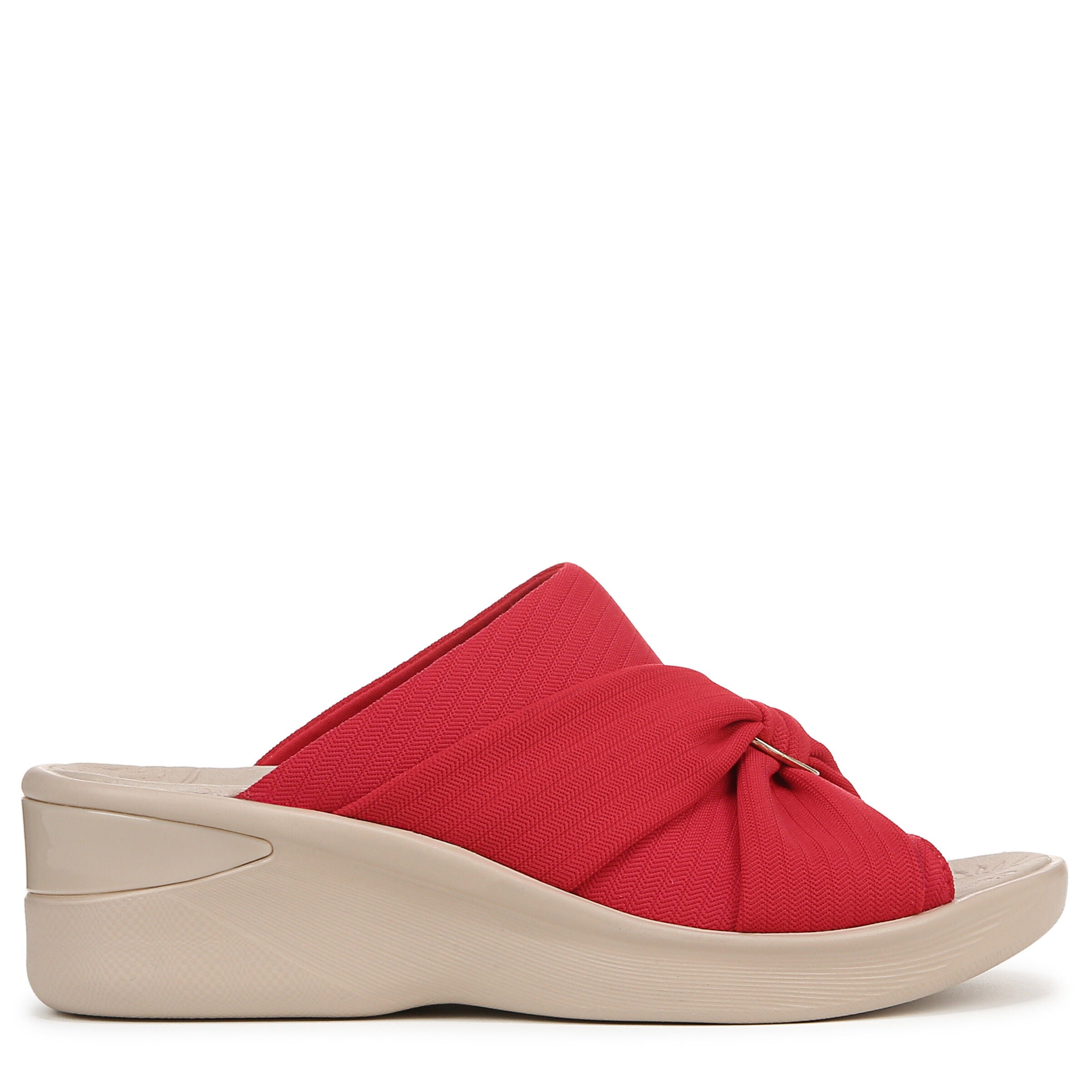 Serenade Slide Sandal, FIRE RED, alternate image number 3