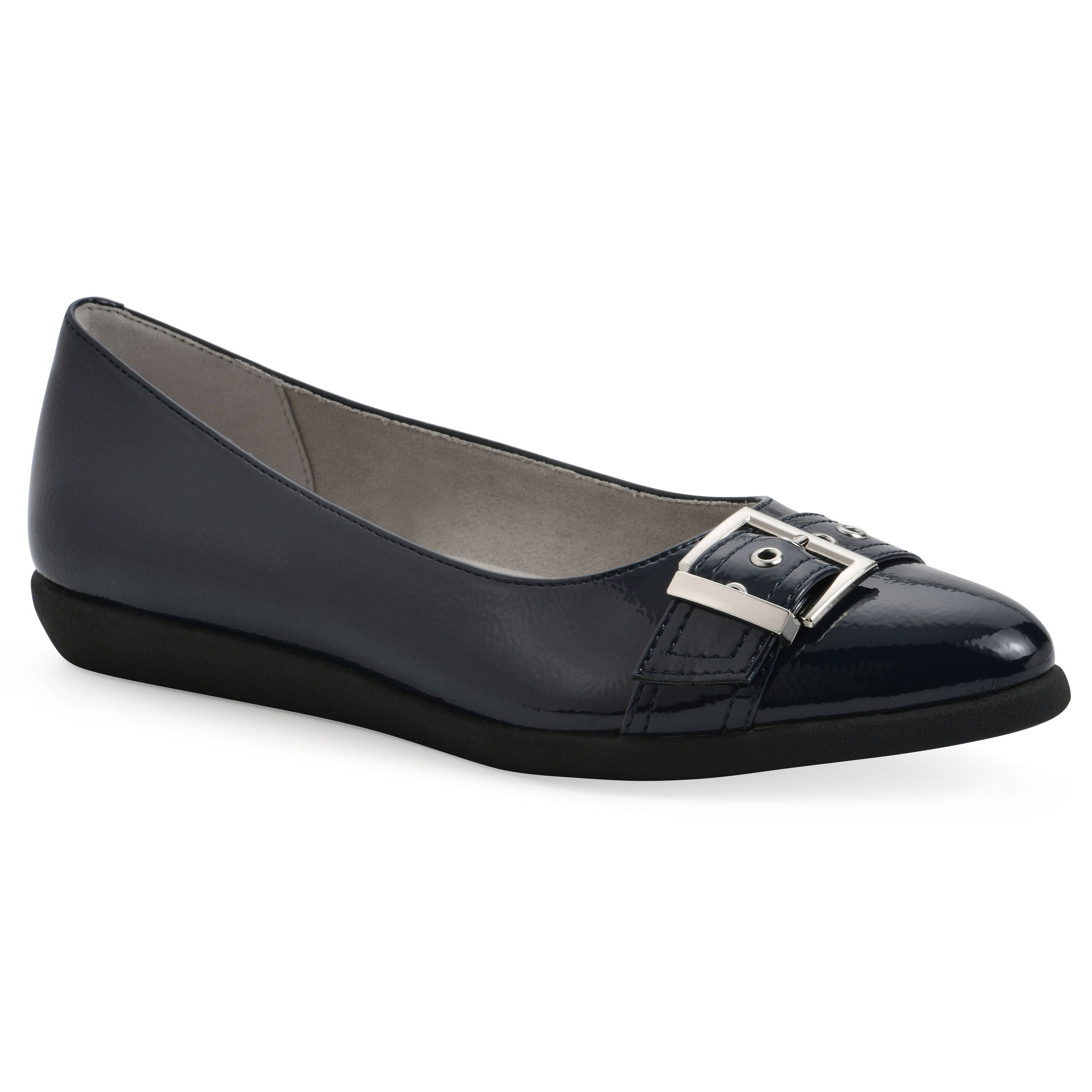 Miliani Ballet Flat, NAVY PATENT, hi-res image number 0