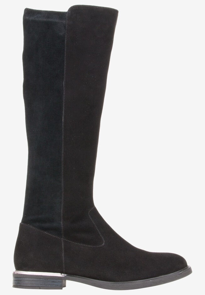Bailey Stretch Boot , BLACK SUEDE, hi-res image number null
