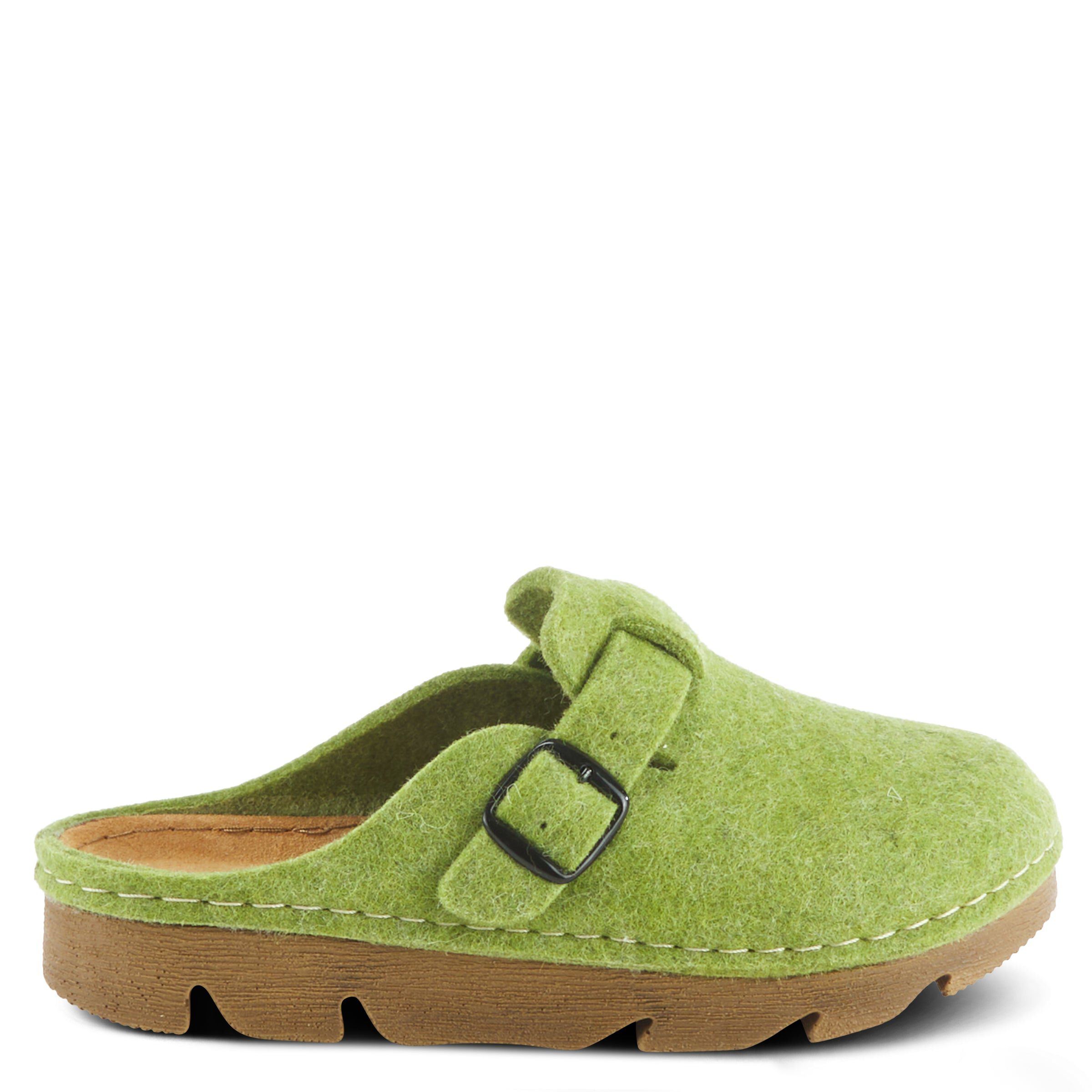 Clogger Slippers, GREEN, alternate image number 4