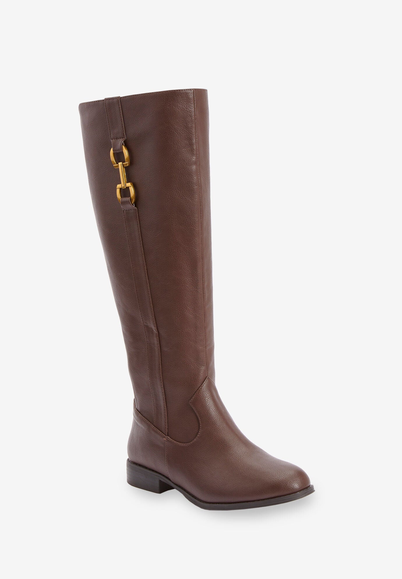Wide calf boots best sale london